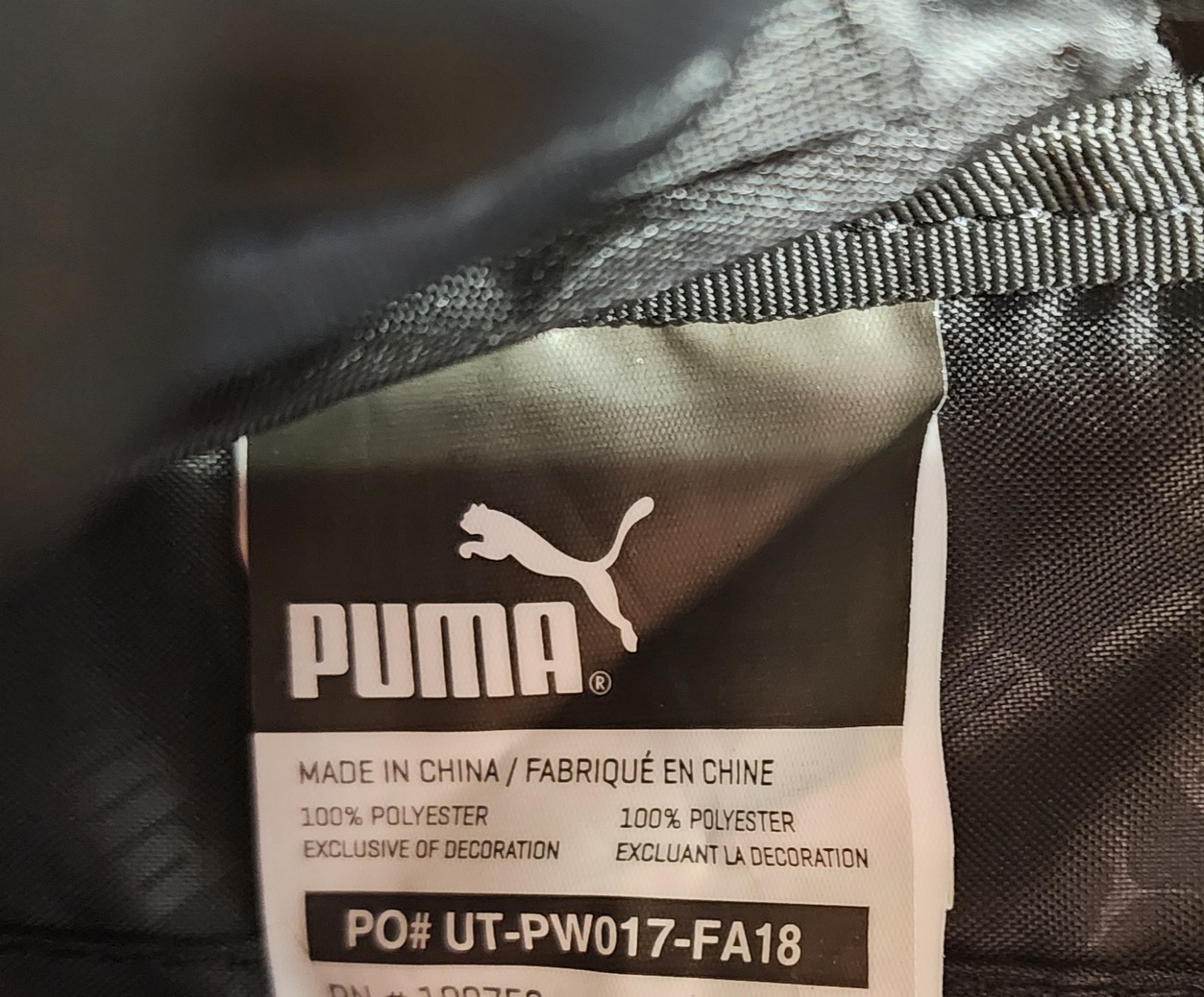 17.5 in Puma Speedway Laptop Backpack Padded Adjustable Shoulder Strap Blue