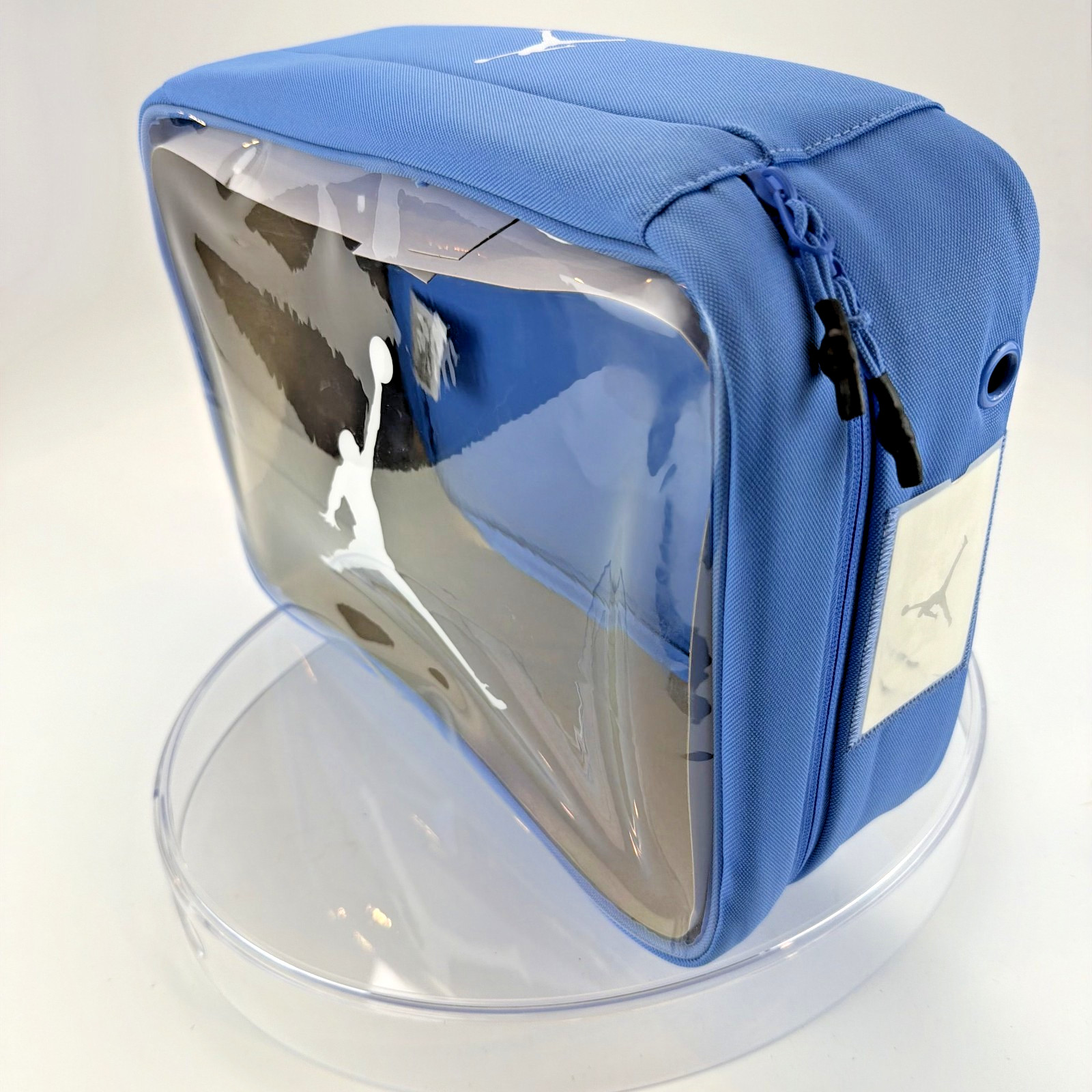 Jordan Clear Top Shoe Box Bag University Blue UNC Sneaker Storage Large 9A0776-B