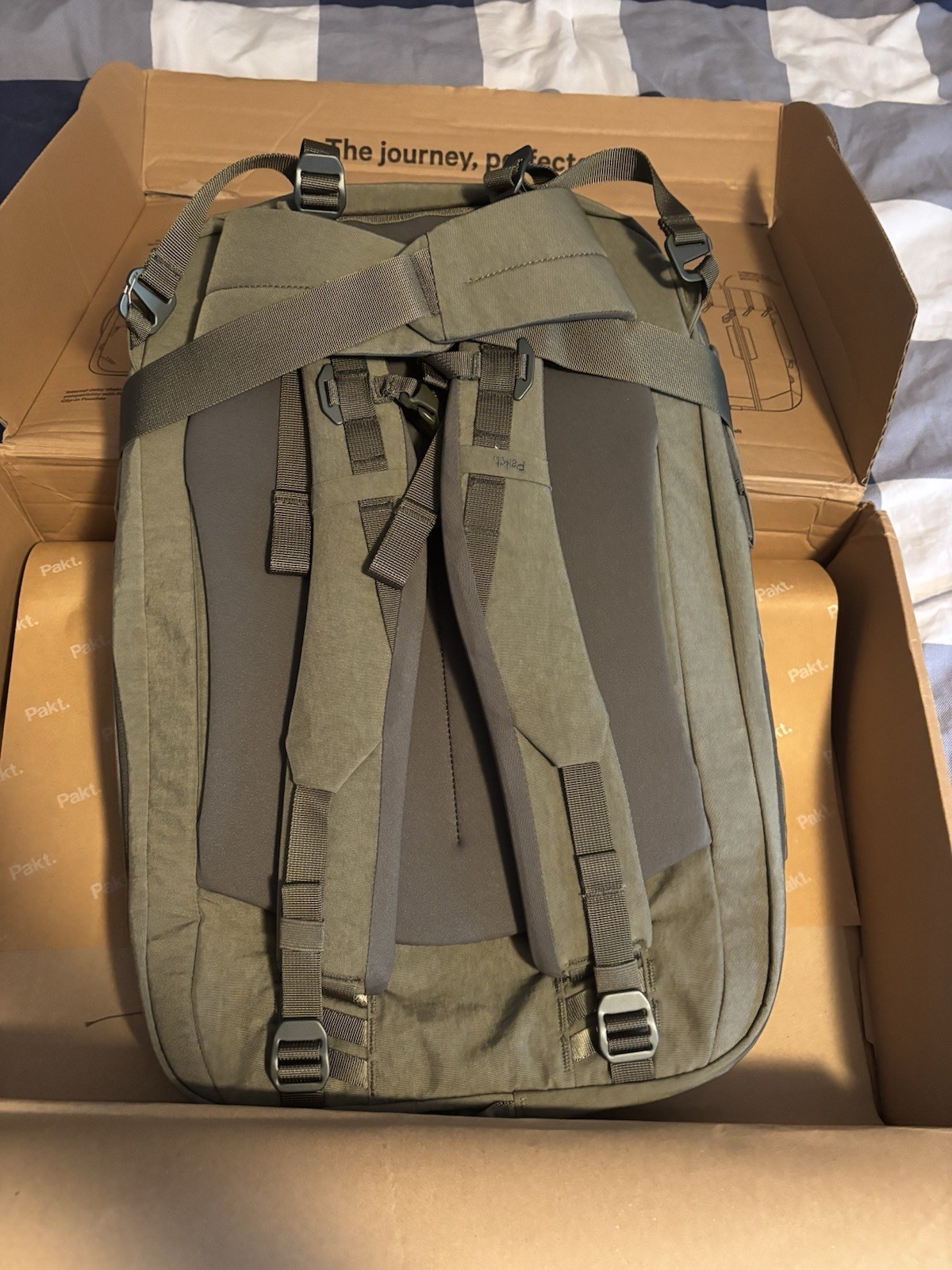Pakt One Travel Backpack 45L Cypress