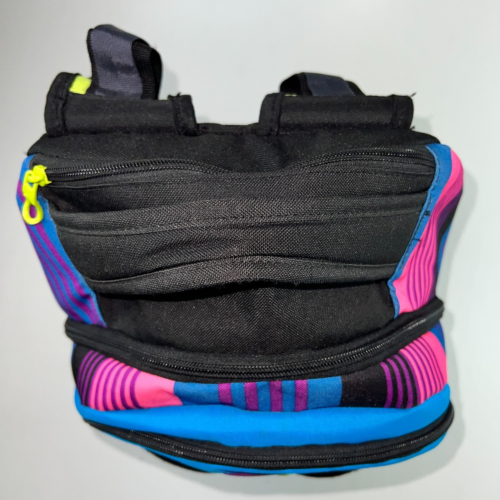 Adidas Backpack Multi Color Durable 100% Polyester Bookbag Sports Travel Pack