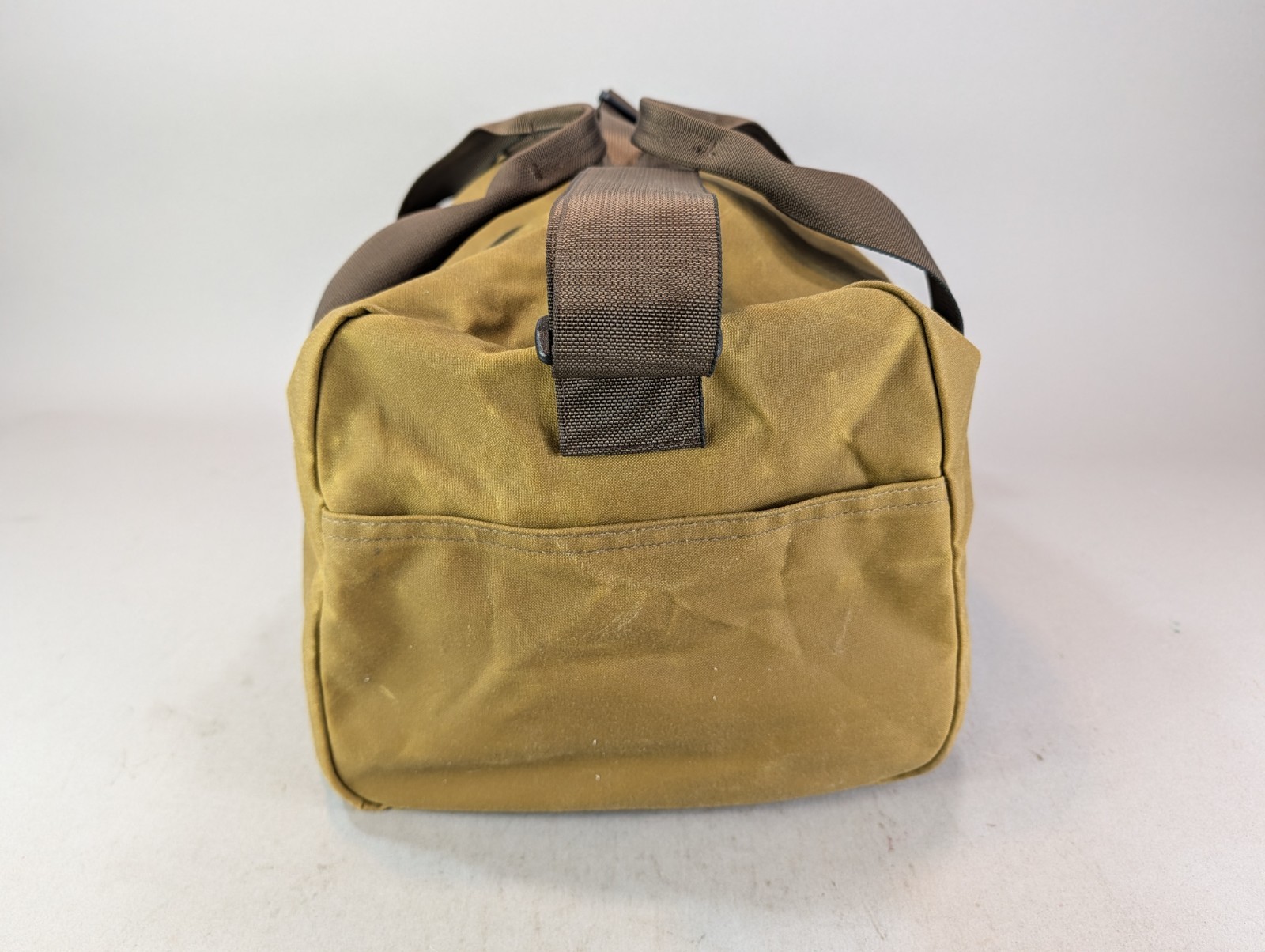 FILSON Small Field Duffel Bag Tin Cloth Khaki Quail Forever