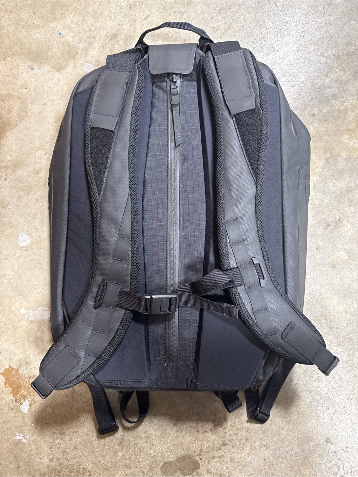 Black Ember Citadel Water Resistant Backpack Black With Laptop Compartment