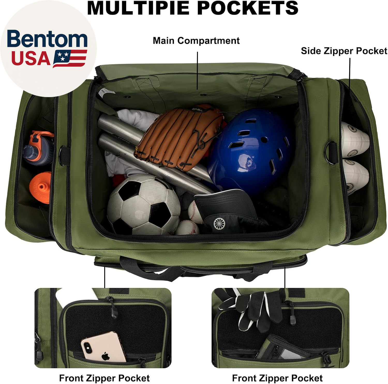 130L Expandable 32″ Heavy Duty Extra Large Duffel Bag,Sports Gym Equipment Trave