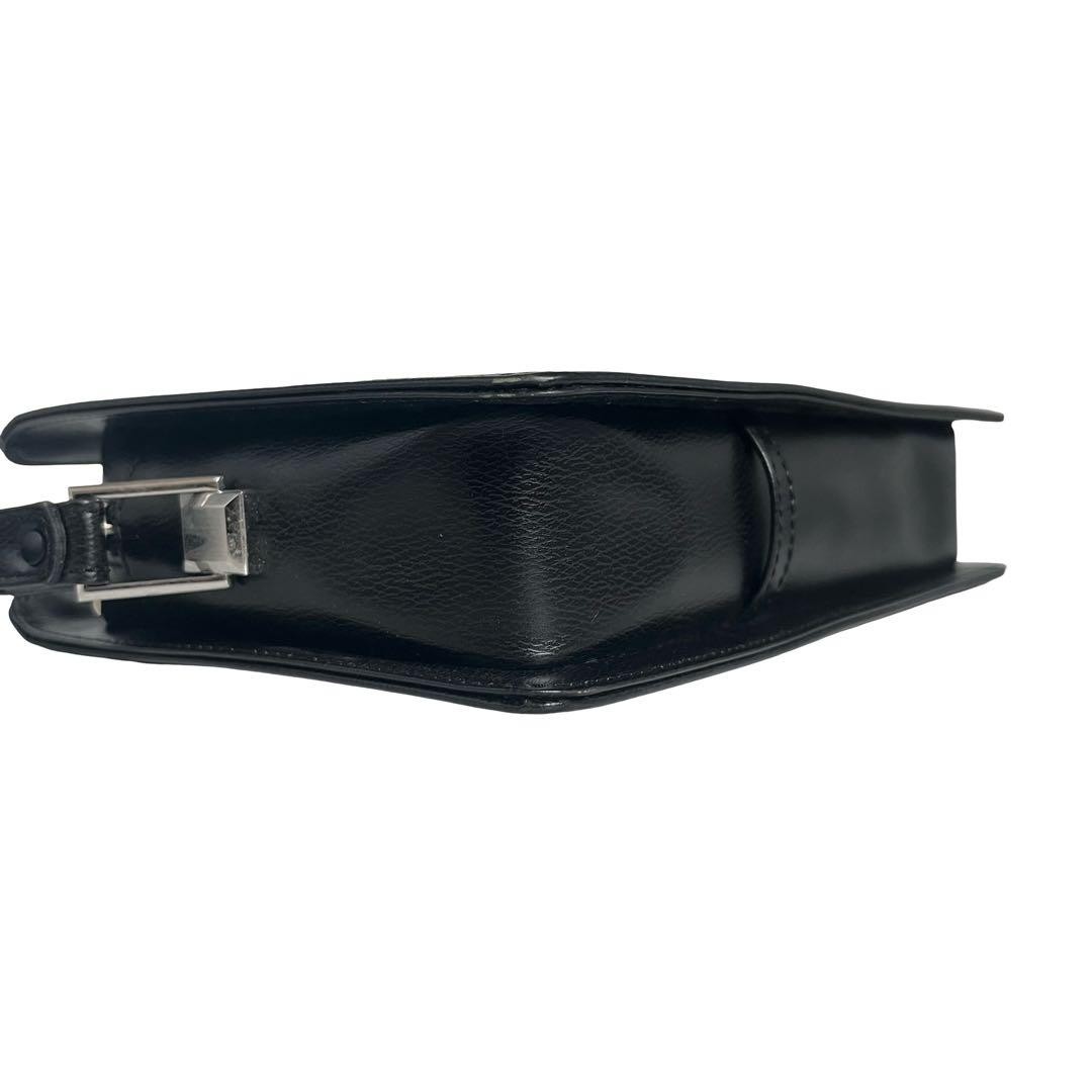 Dunhill Second Leather Clutch Bag Black 16.5x28x5cm Luxury Designer Accessory