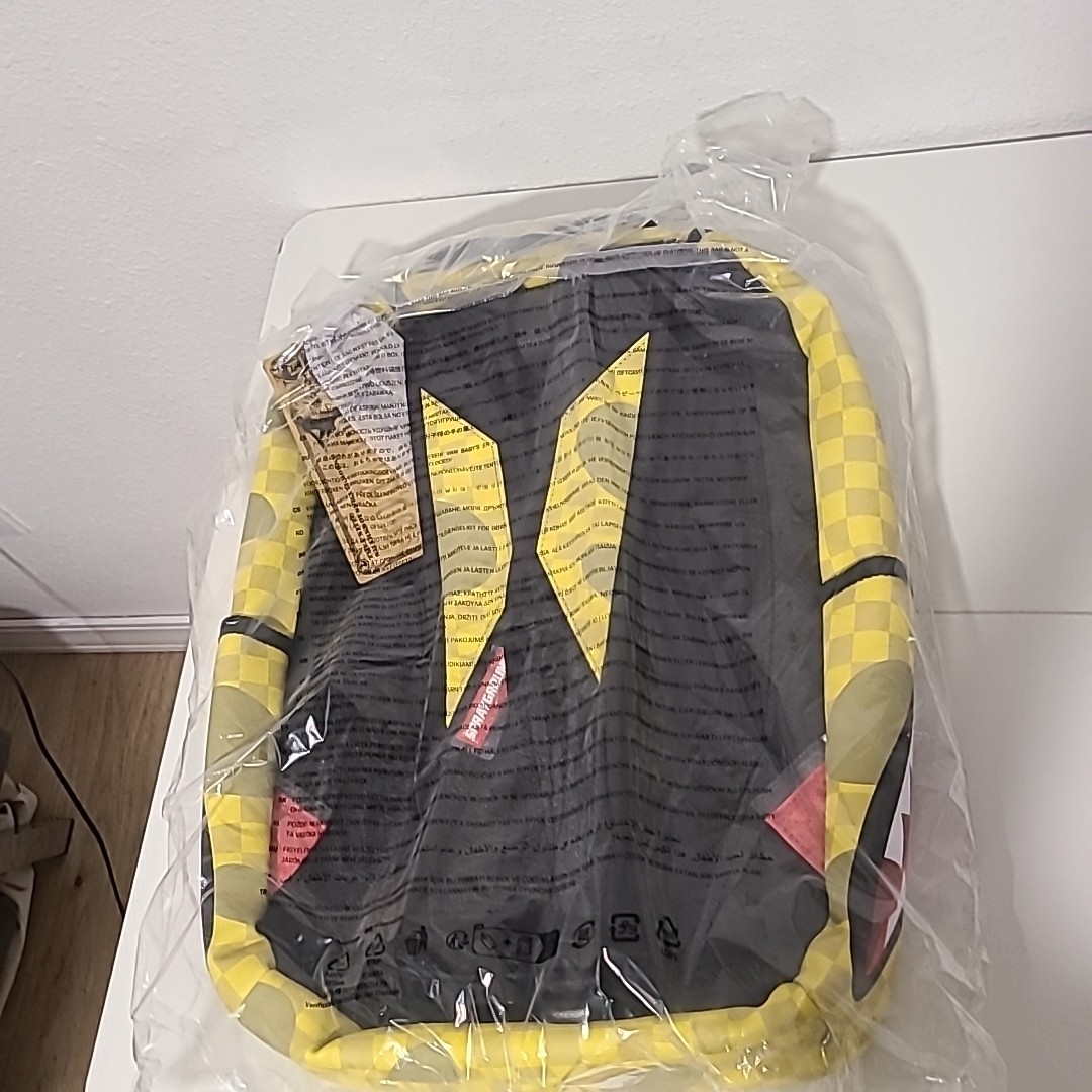 Sprayground x Spongebob Square Check Flex Backpack BRAND NEW