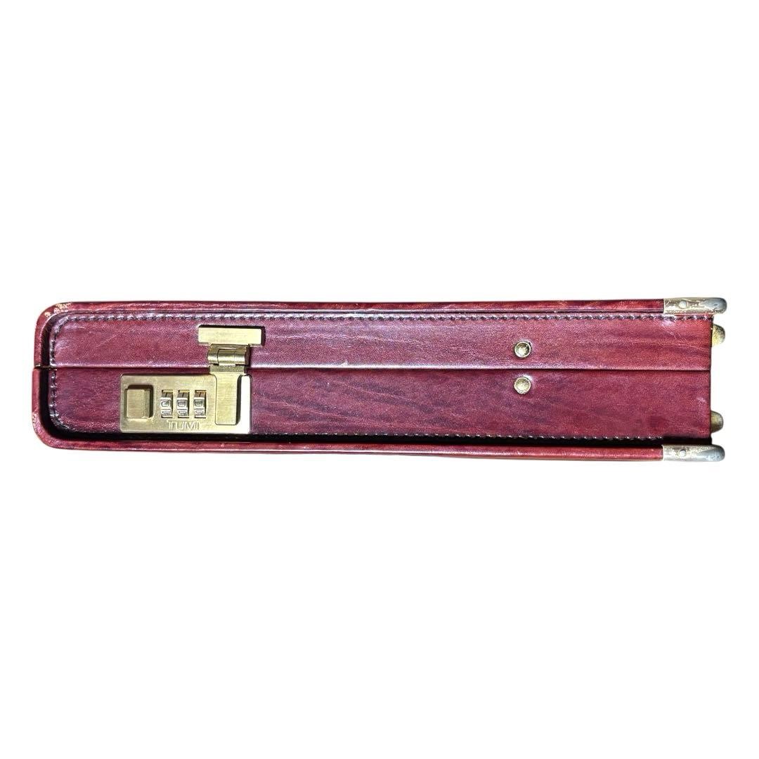 Excellent Condition TUMI Italy Made Leather Attache Case Business Bag TUMI