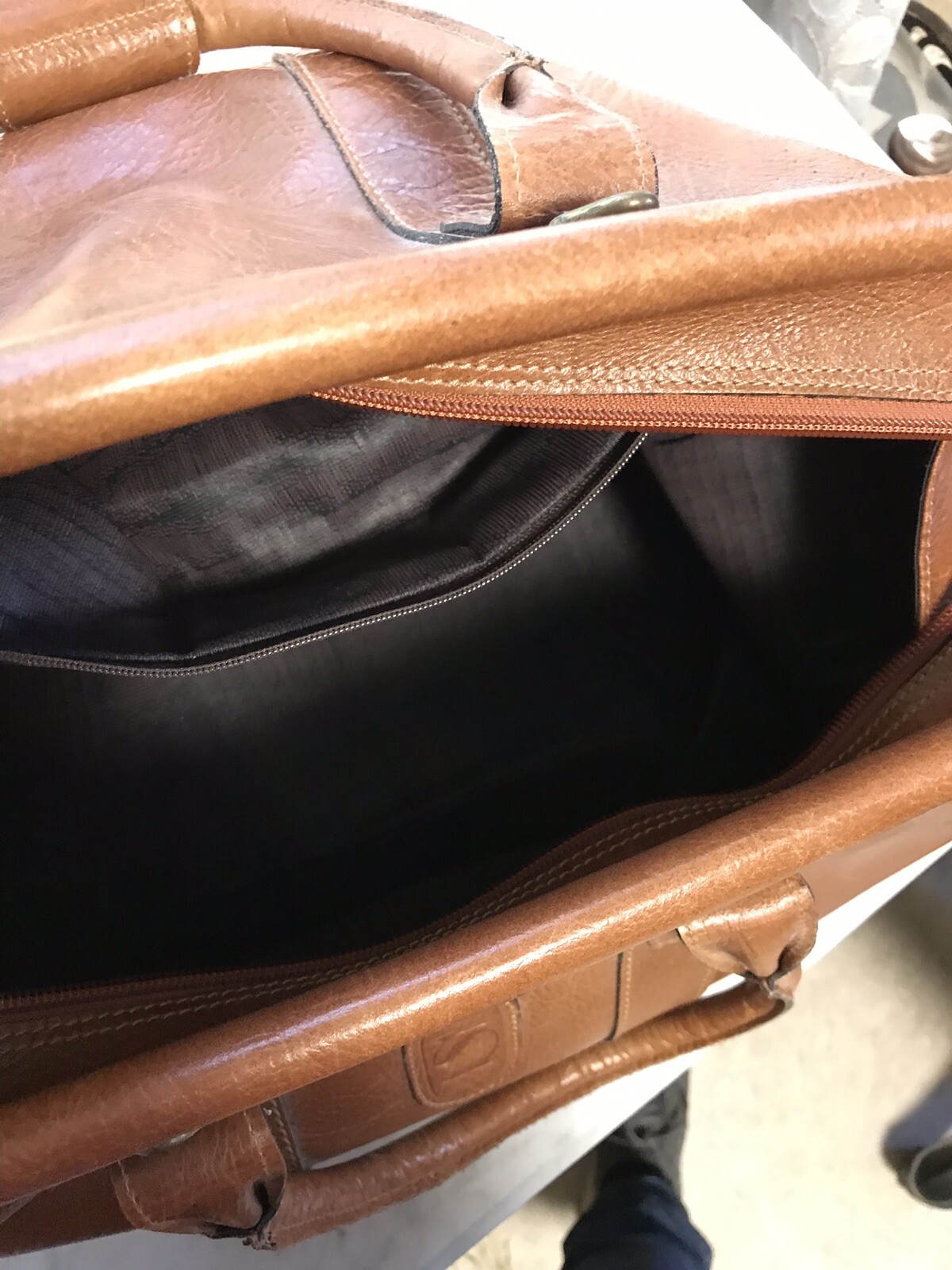 Leather Duffle Bag Spain Spanish Leather Matias Salva 16″ by 18″