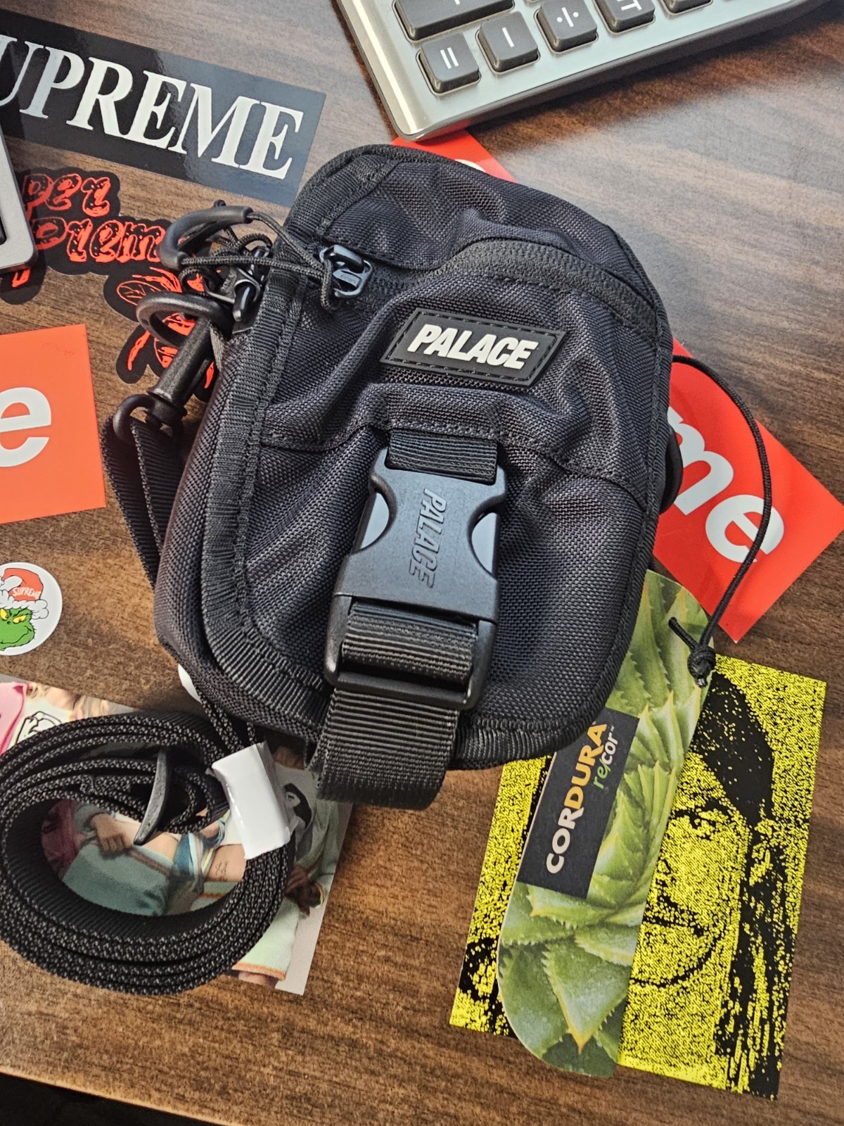 Palace Cordura RS Device Bag Black Graphite (24FW)