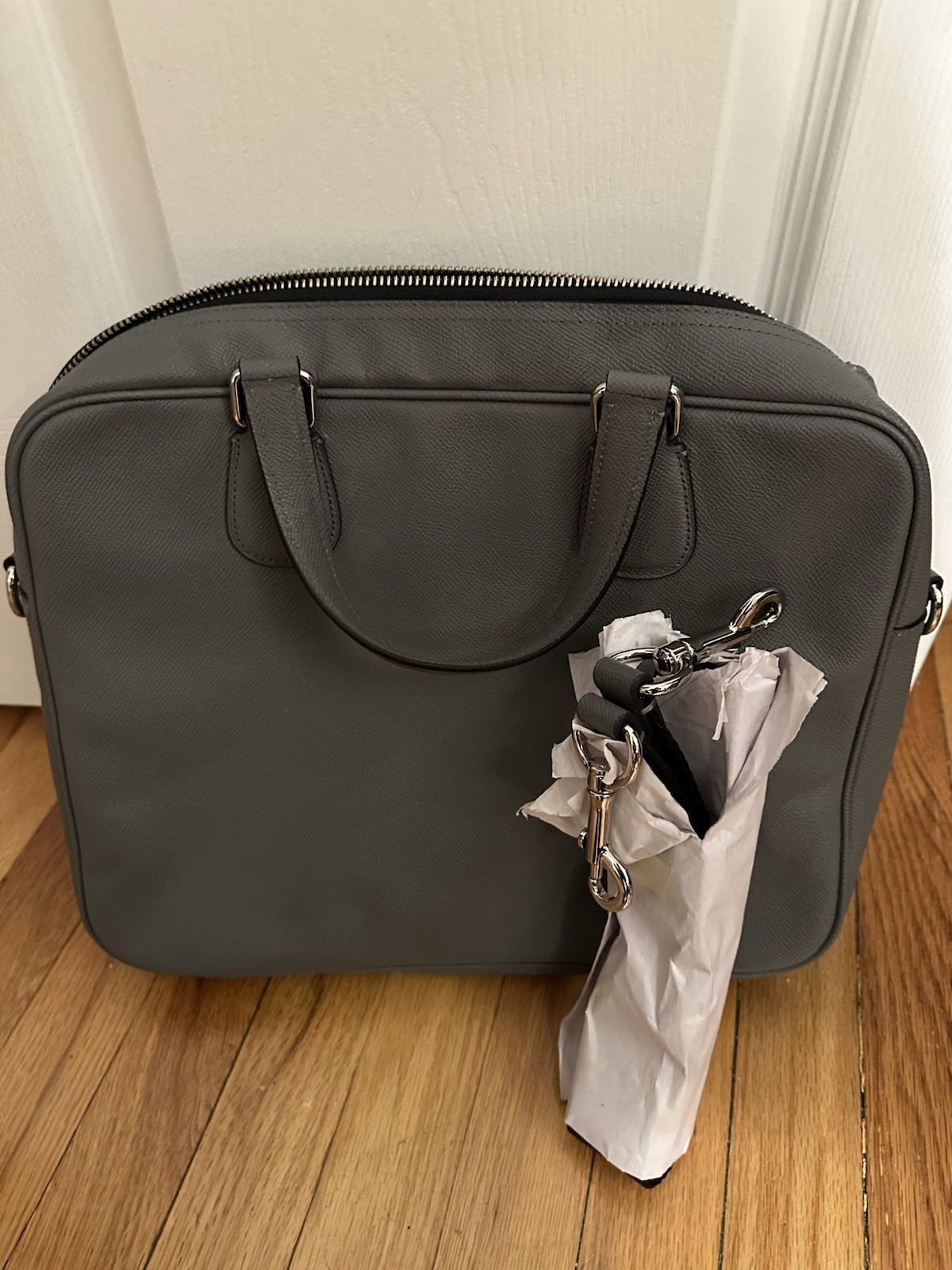 Coach Briefcase Messenger Bag With Strap 71637 Ash CGT Hudson Bag New With Tags