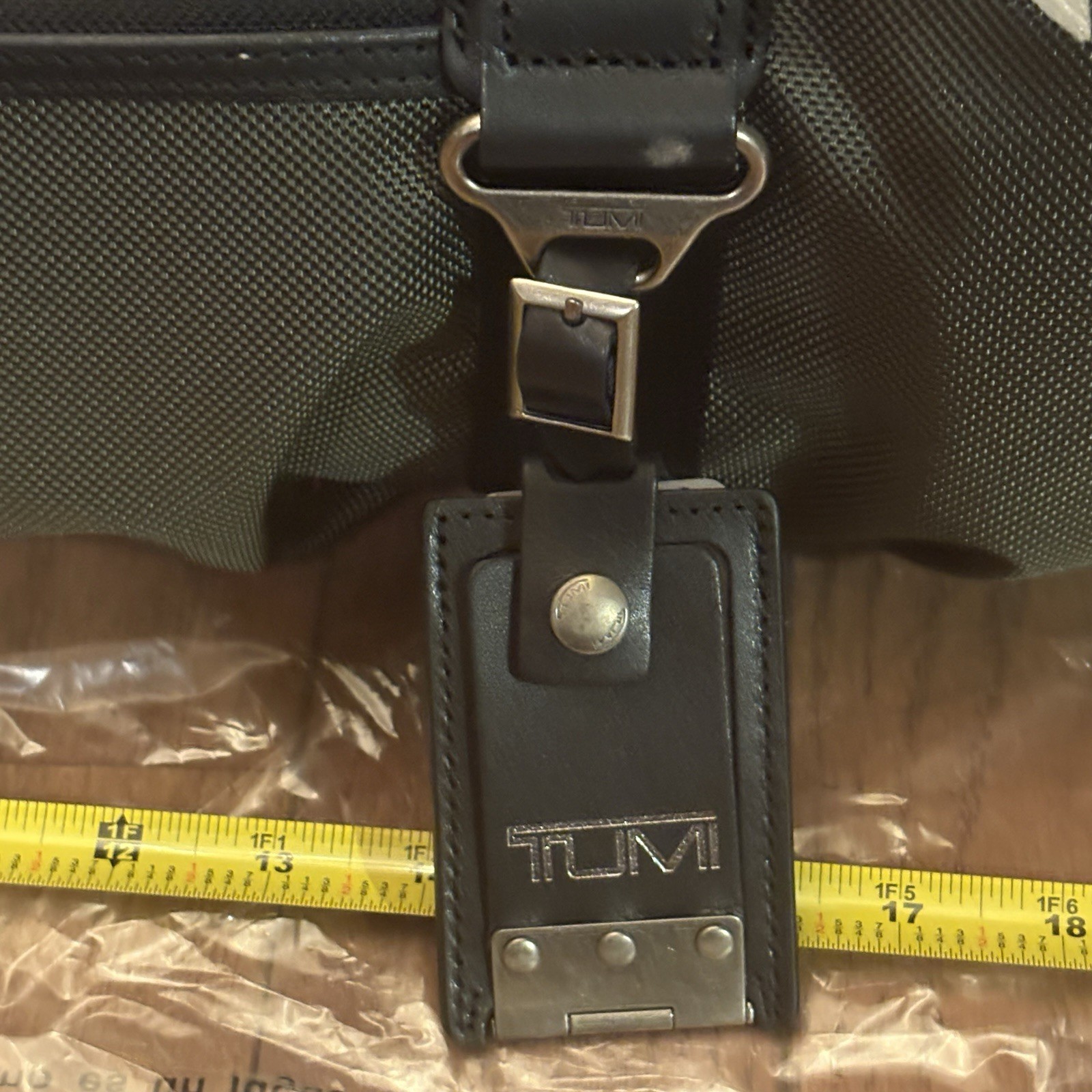 Brand New Rare TUMI Alpha Bravo McGuire Ballistic Nylon Duffel Bag Spruce Color