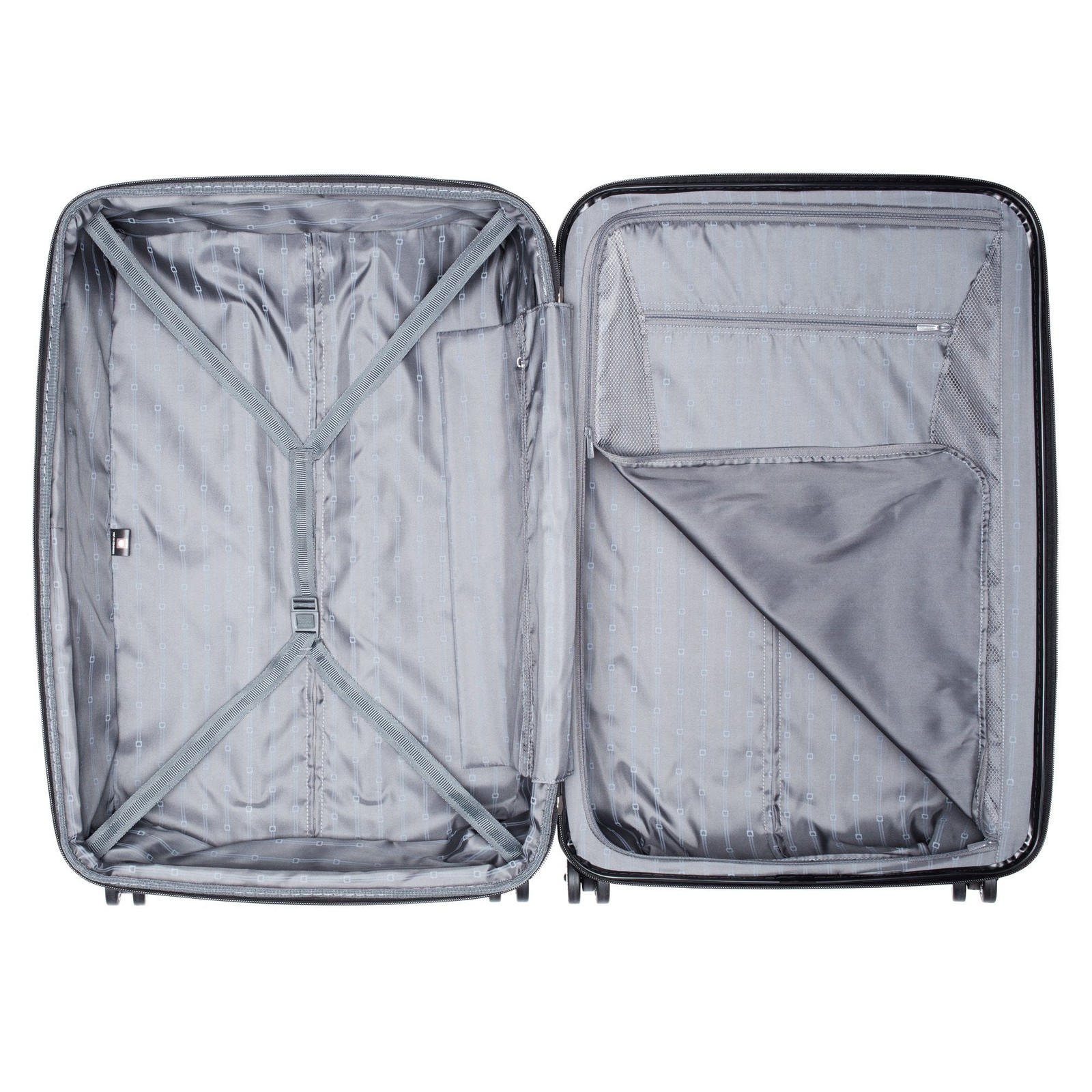 Delsey Helium Aero 29″ Expandable Spinner Trolley Blue Checked Large 29 Inch U10