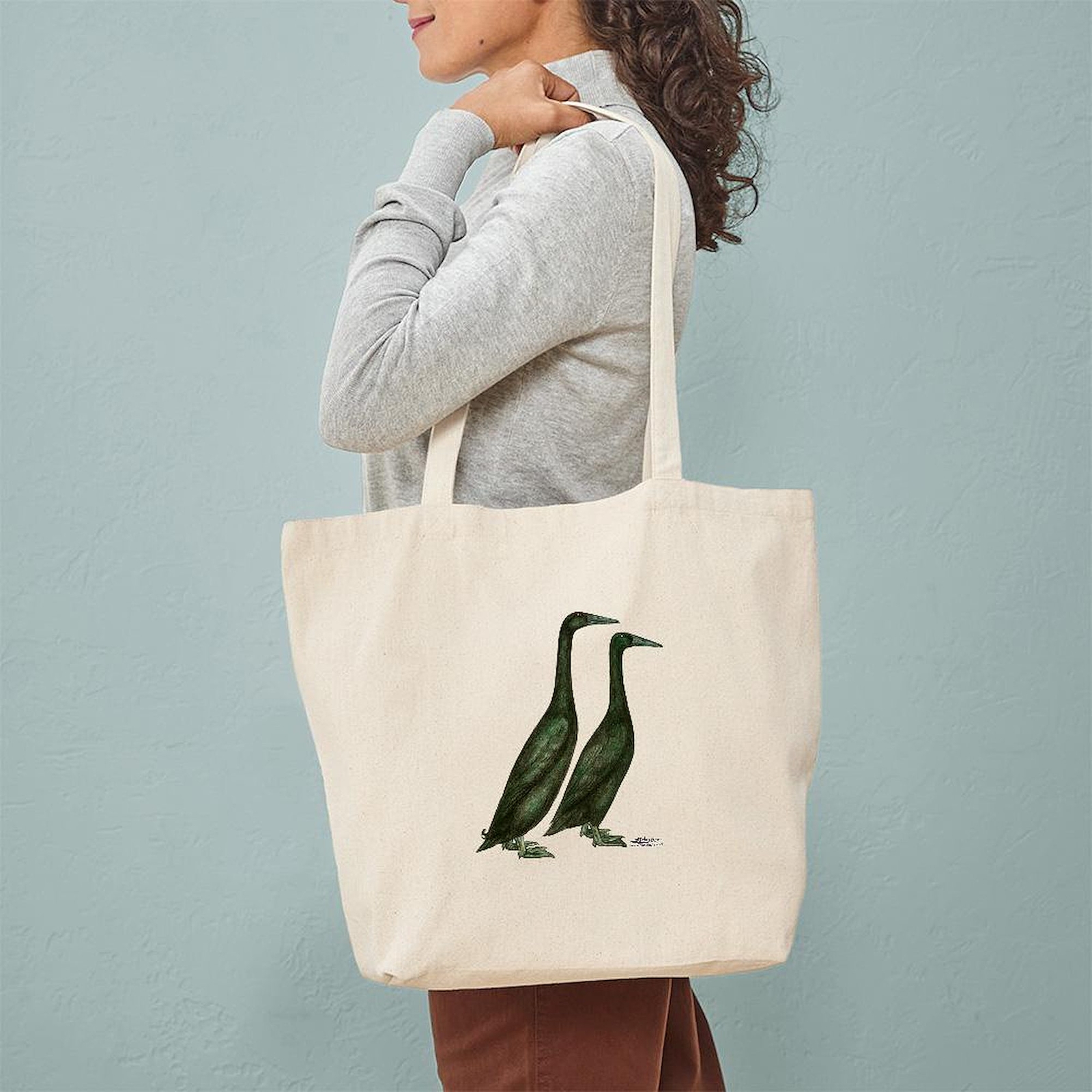 CafePress Black Runner Ducks Tote Bag (854752506)