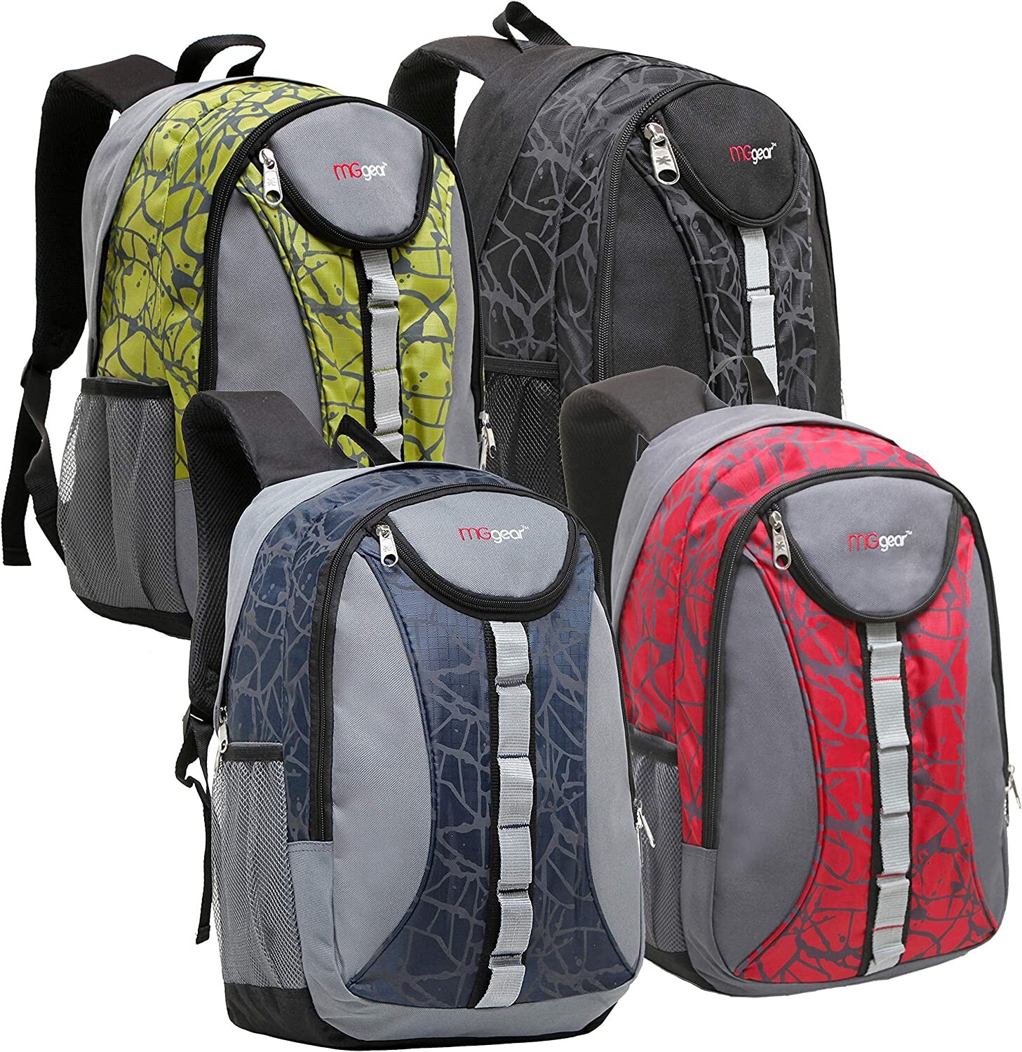 Lot of 20 Wholesale Bulk 18″ School Backpacks, Assorted Colors Travel Sports Bag