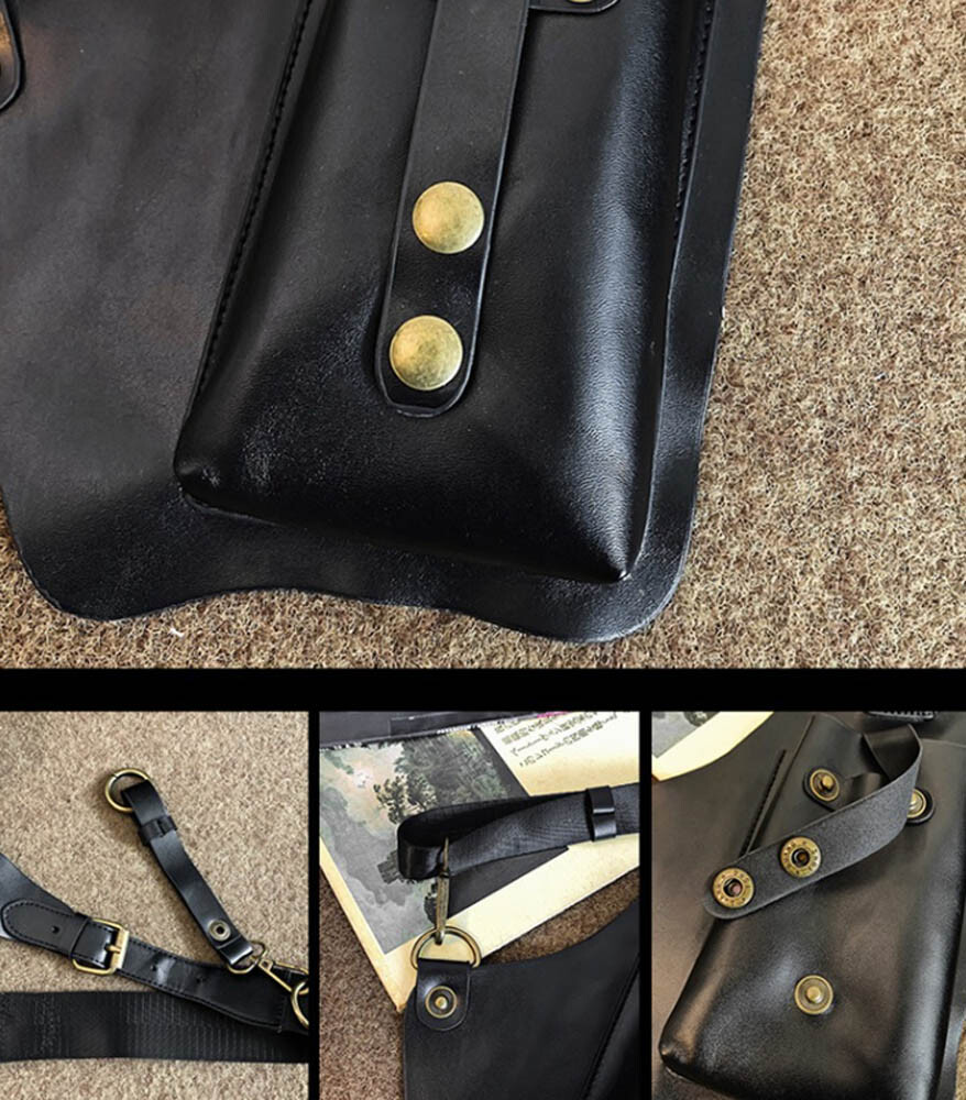 1X Adjustable Anti-Theft Underarm Shoulder Bag PU Leather Wallet Holster Bag USA