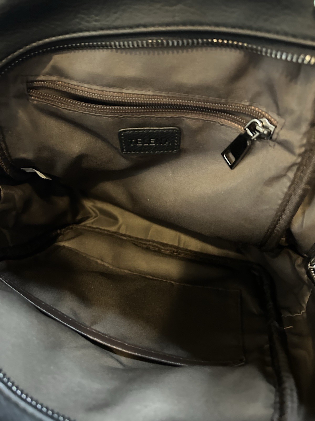 TELENA BK Small Mini Backpack Fashion Travel Shoulder Strap Bag Faux Leather