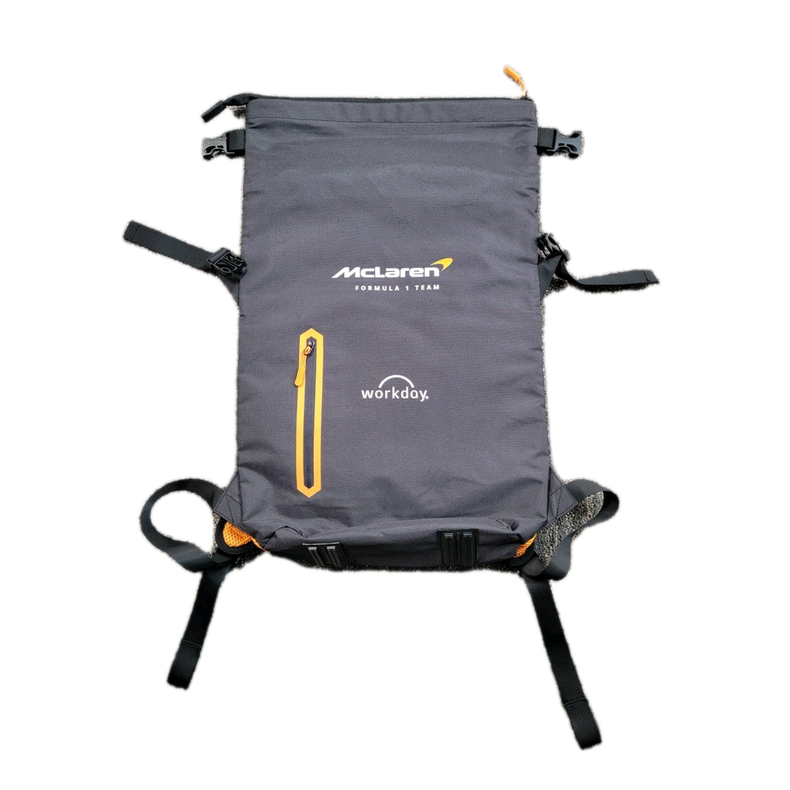 McLaren Formula 1 F1 Backpack Roll Top Bag NWOT