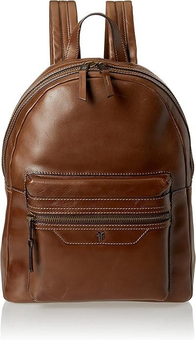 $398 – Frye Grant Leather Backpack in Dark Brown