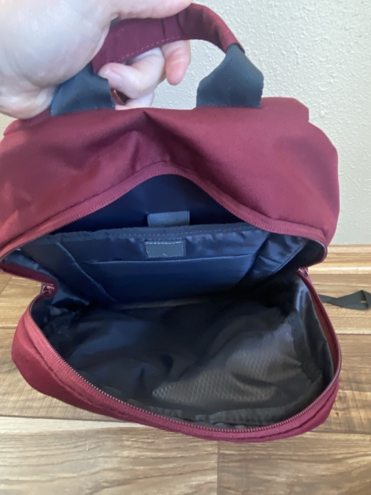 Made by Design 17” Back Pack Laptop Bag Travel Carry On Bag Red