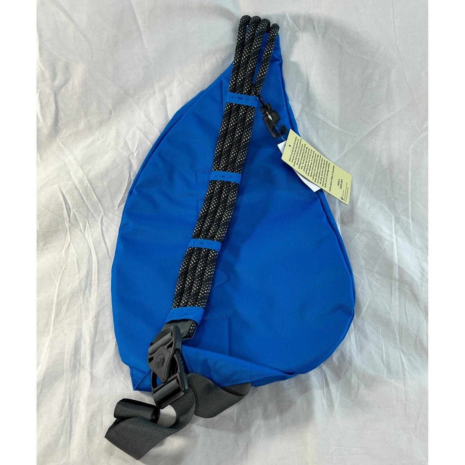 KAVU Rope Sling Backpack Blue Crossbody Daypack Travel Hiking Bag H2O Resistant