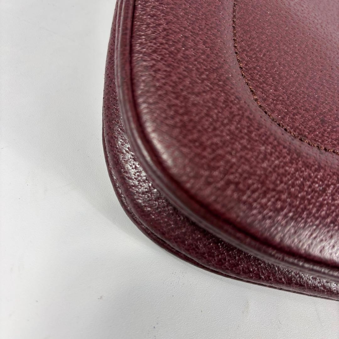 BALLY Authentic Trespo Leather Business Bag with B Logo Bordeaux 31×38cm