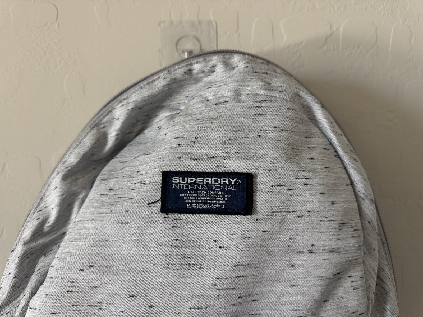 SUPERDRY International Embossed Kayem MONTANA Gray Backpack One Size