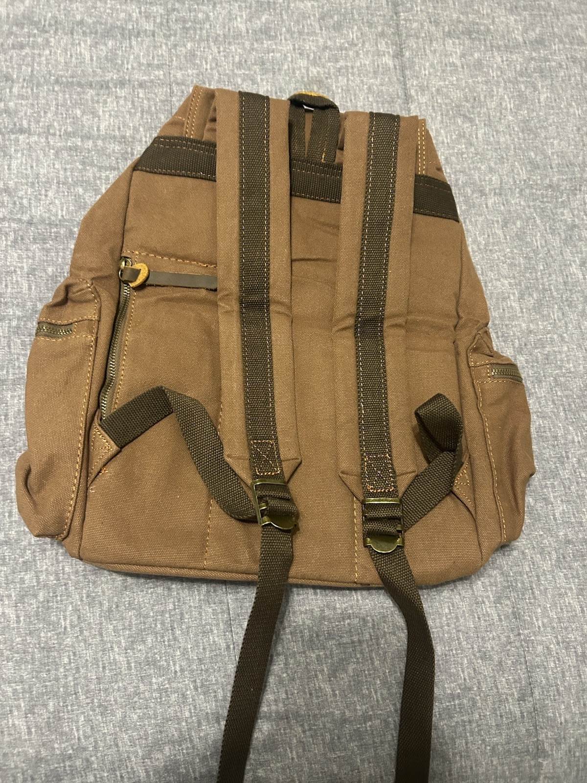 AUGUR High Capacity Canvas Vintage Backpack – for School College Hiking Trave…