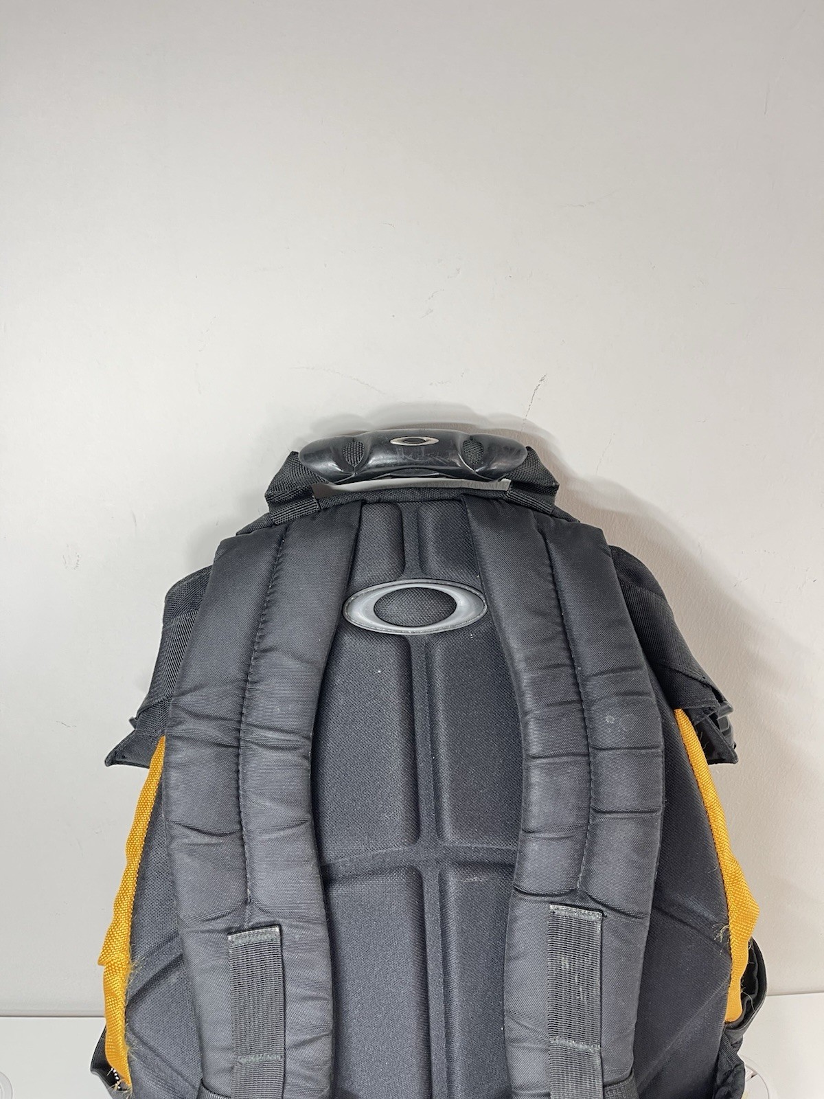 Rare Vintage Black Yellow Oakley Software Backpack Gorpcore Military