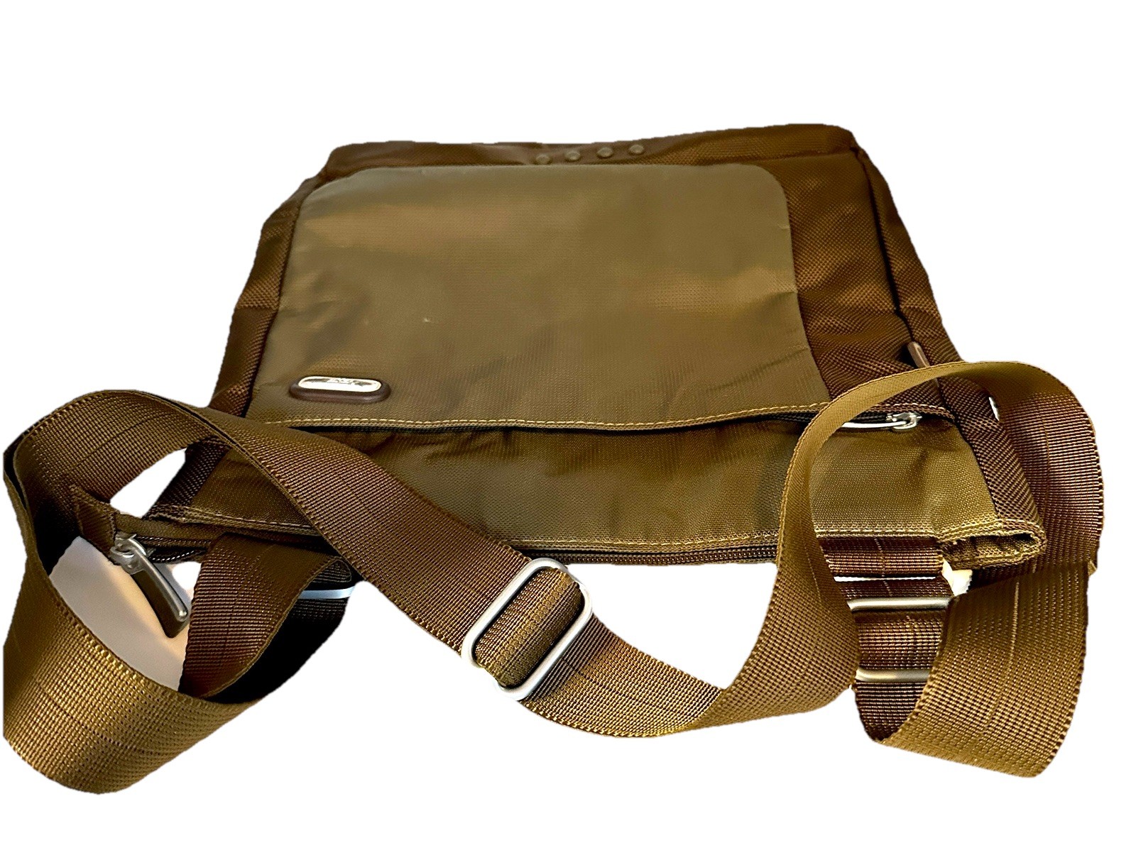 Tumi T-Tech Essential Gear Messenger Bag Brown Adj Strap Organizer