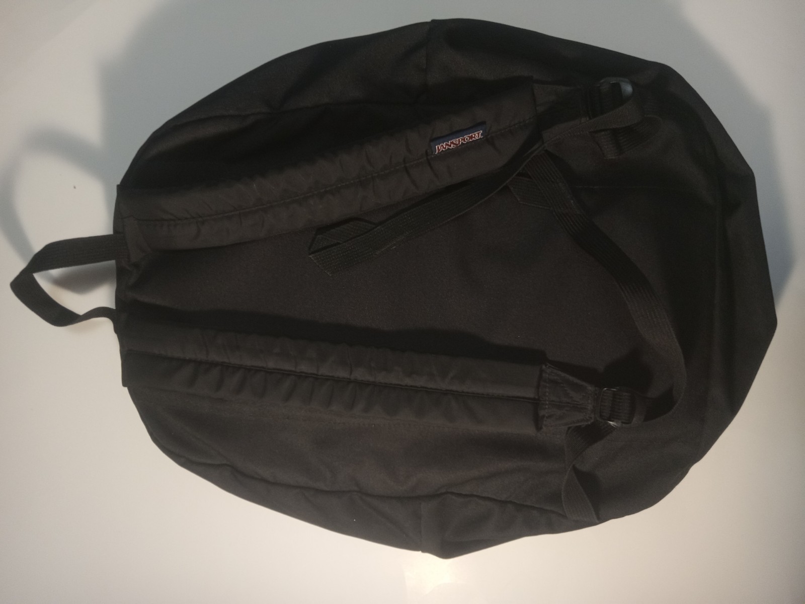 Jansport T501 Superbreak Black Backpack Zipper Bookbag School Camping Hiking