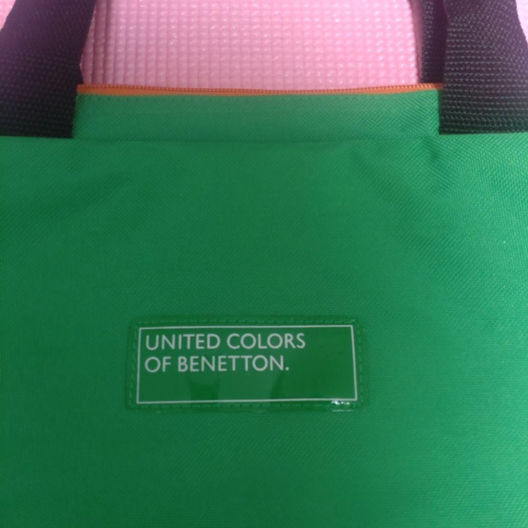 Benetton UNITED COLORS OF tote computer bag Black Mens Vintage Japan Used