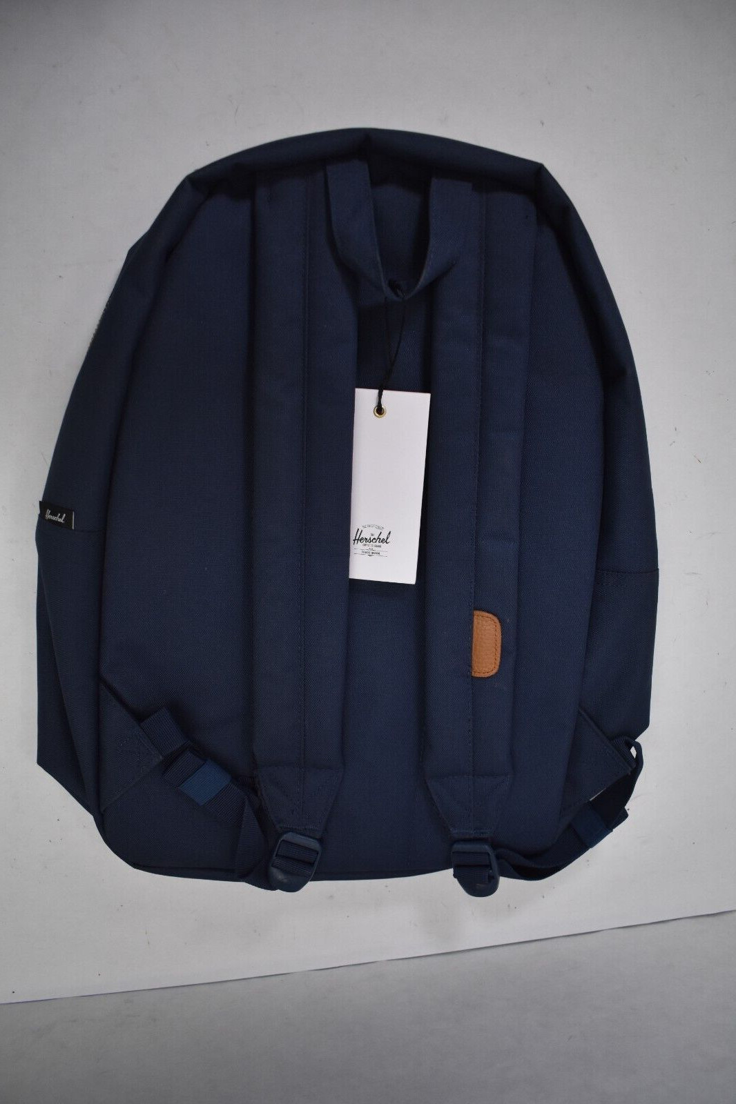 Herschel Unisex Classic 23L Settlement Backpack Navy Blue Carry Case BRANDED