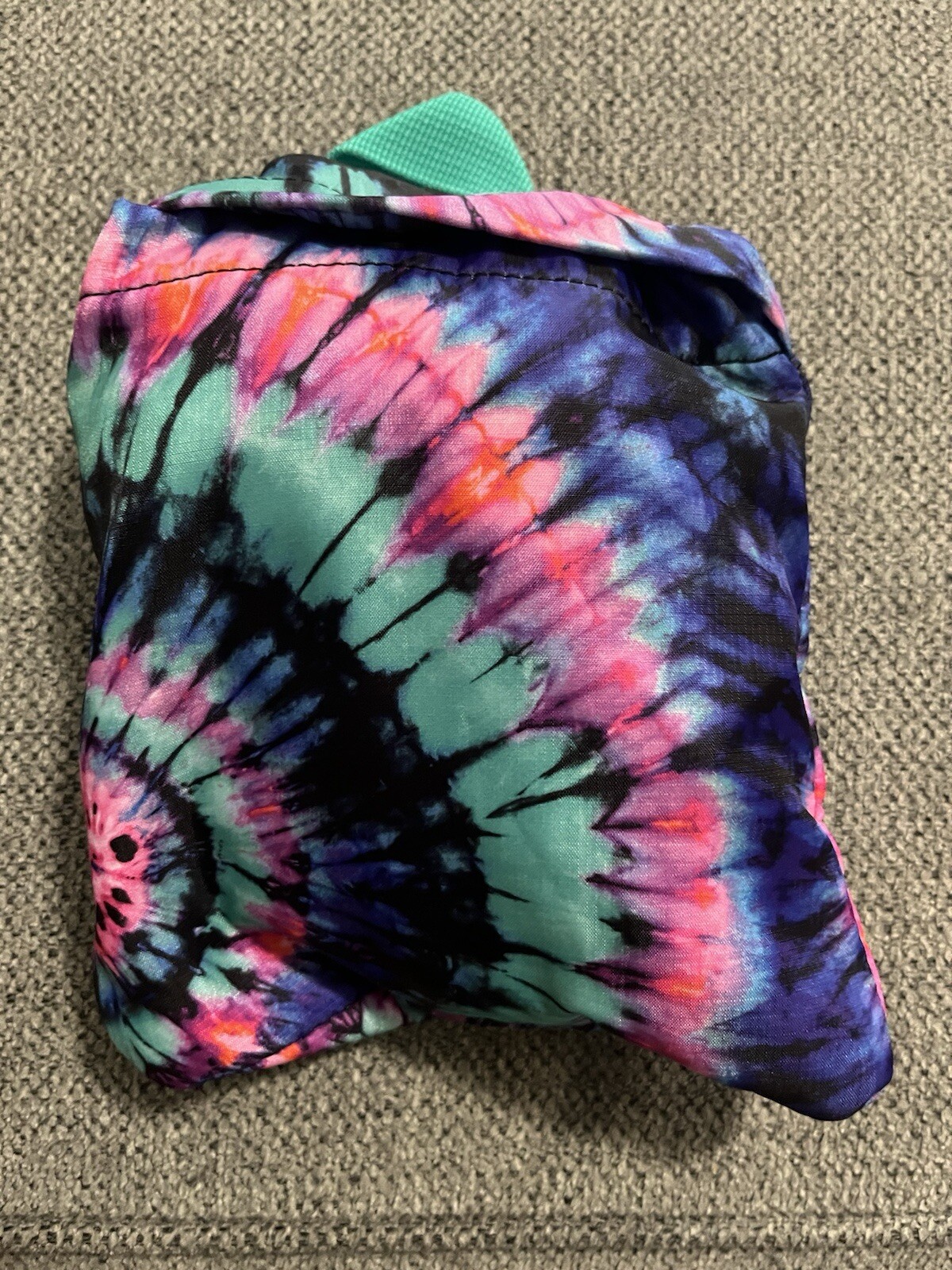 Tie Dye Travel Backpack Pack And Fold Backpack Pouch