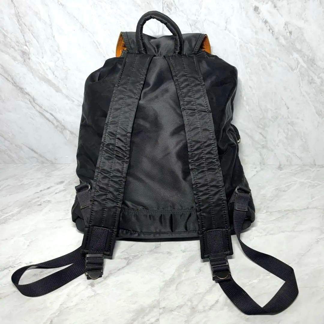 PORTER TANKER Backpack Rucksack Black Nylon Daypack Japan Vintage