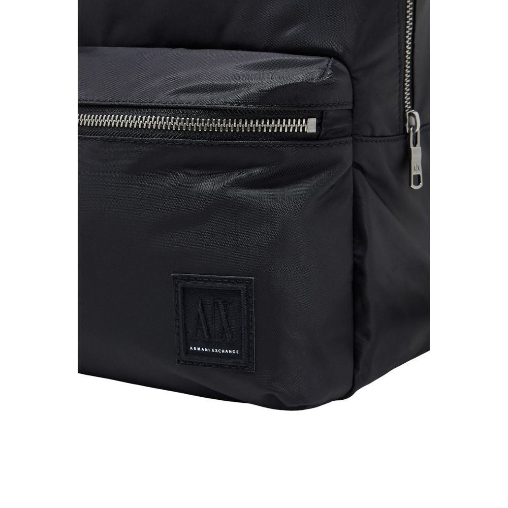 Armani Exchange Black Polyamide Backpack 100% Authentic