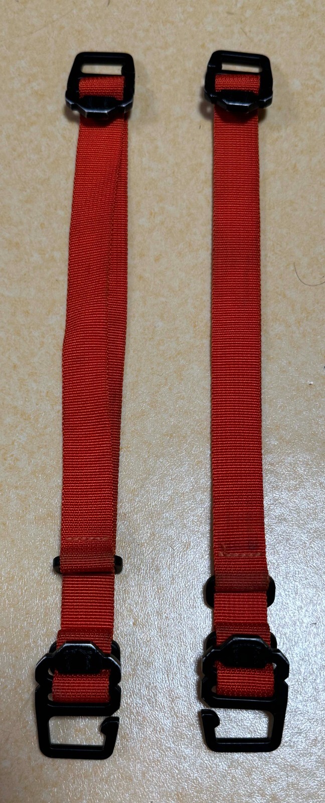 black ember compression straps orange color 2EA