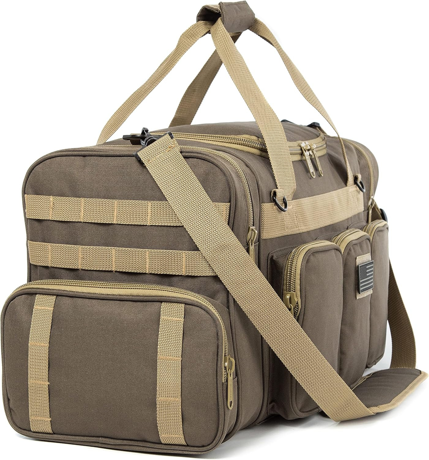 Tactical Range Duffel Heavy Duty Military Molle Gear Travel Sports Gym Bag Locka
