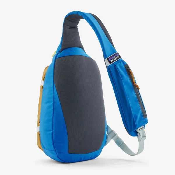 Patagonia Atom Sling 8L – Patchwork Vessel Blue – Lightweight Crossbody Pack Bag