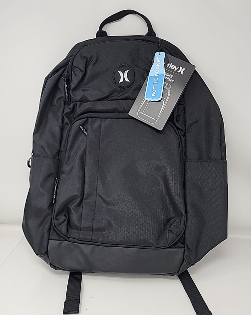 Hurley Lightweight & Durable Everyday Rider Backpack Black