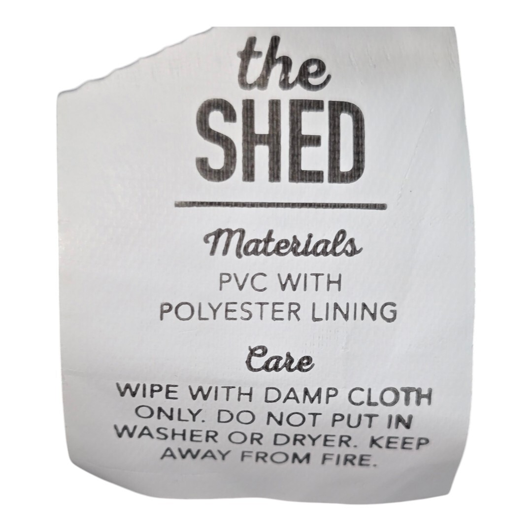 Manscaped *READ* The Shed Travel Bag Water Resistant Zipper PVC Polyester