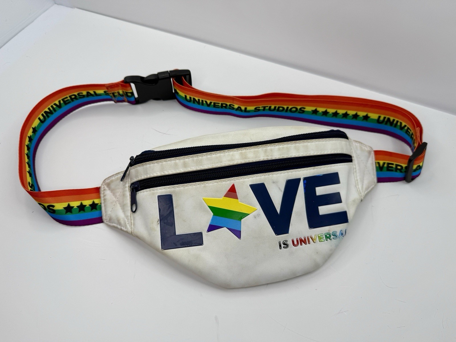 Universal Studios LOVE Pride Rainbow Waist Hip Fanny Pack Crossbody