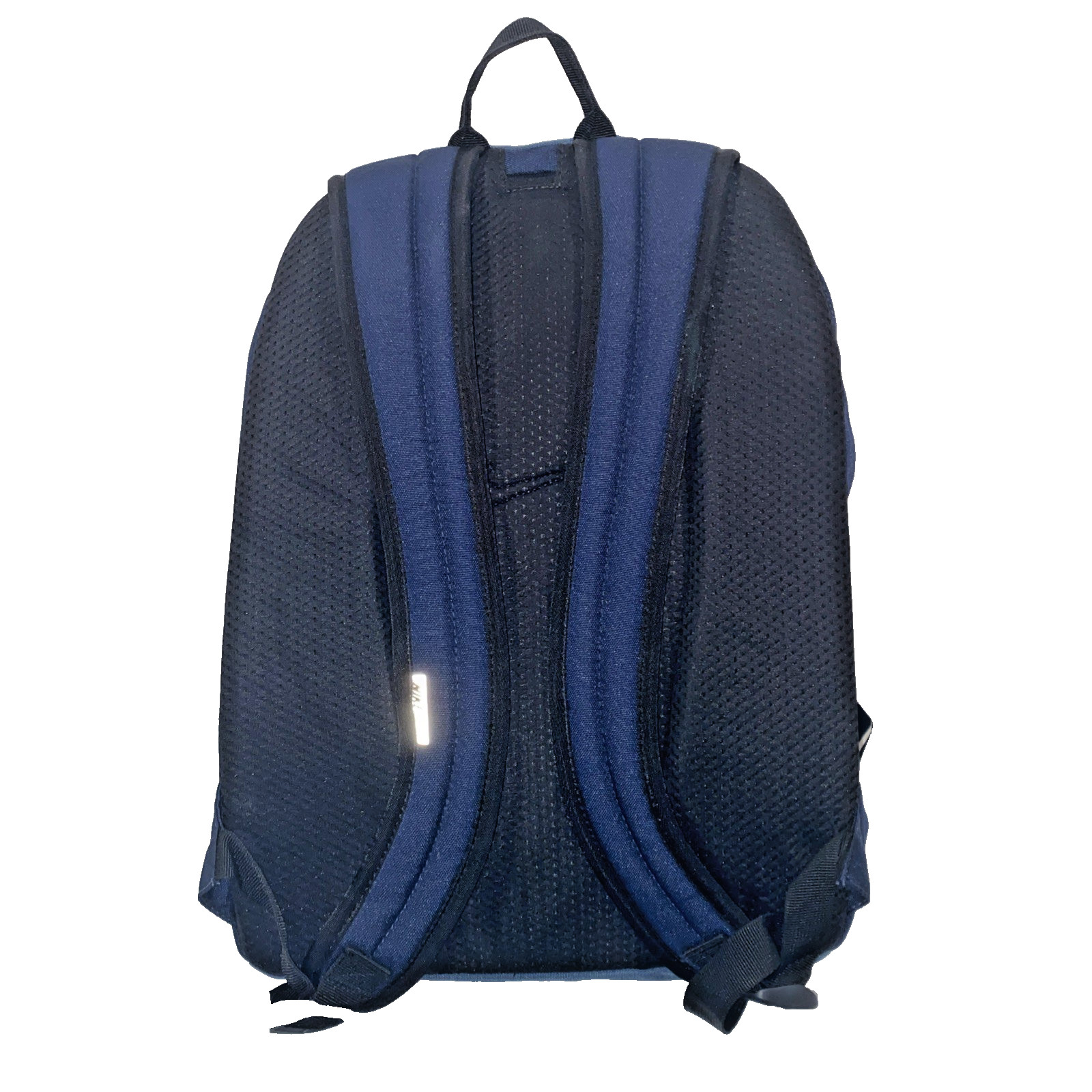 Nike Blue And Black Backpack With Handle 2 Zippers W/audio Pocket Large 28Liter