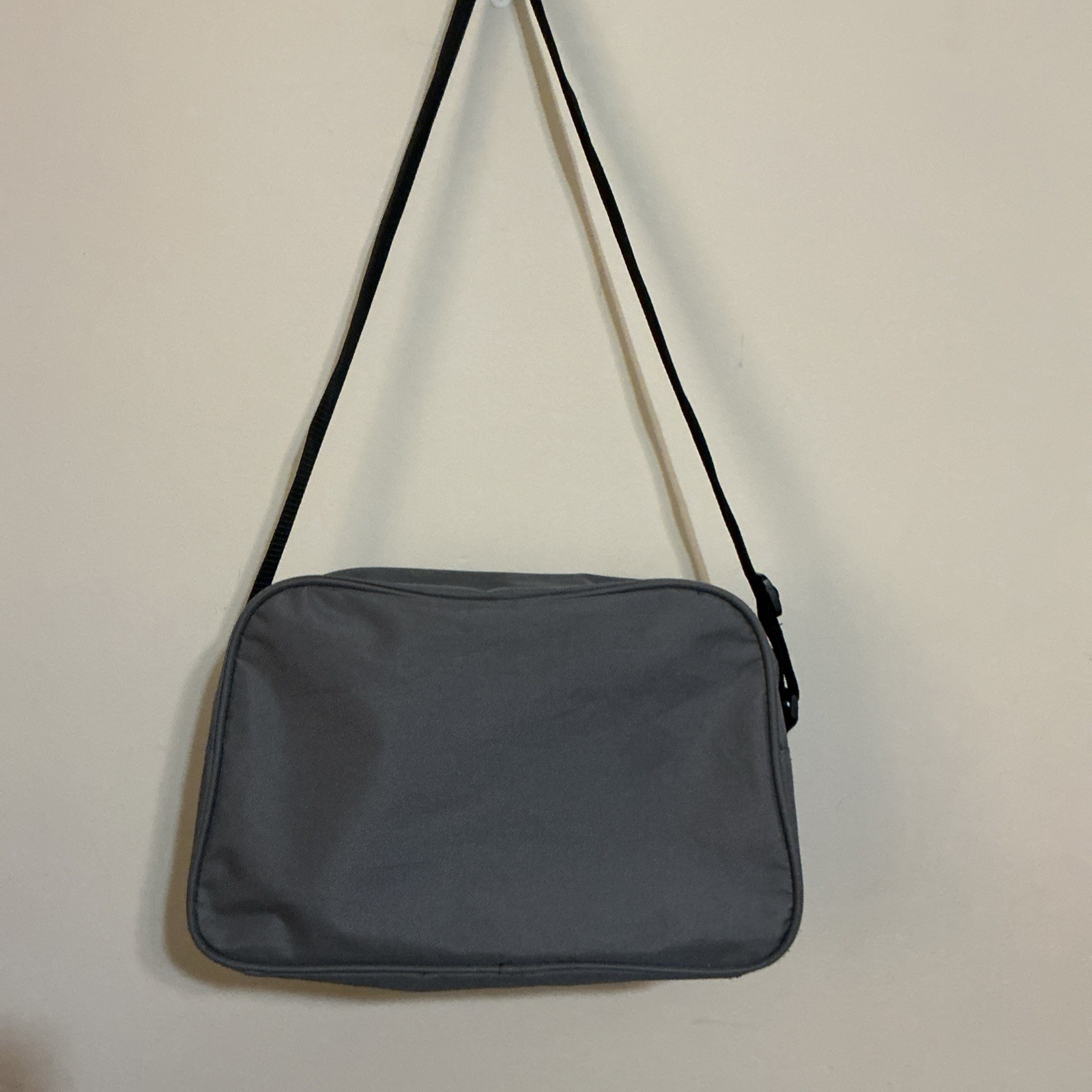 JEEP Authentic Black Messenger Bag Carry On Travel Tote With Shoulder Strap