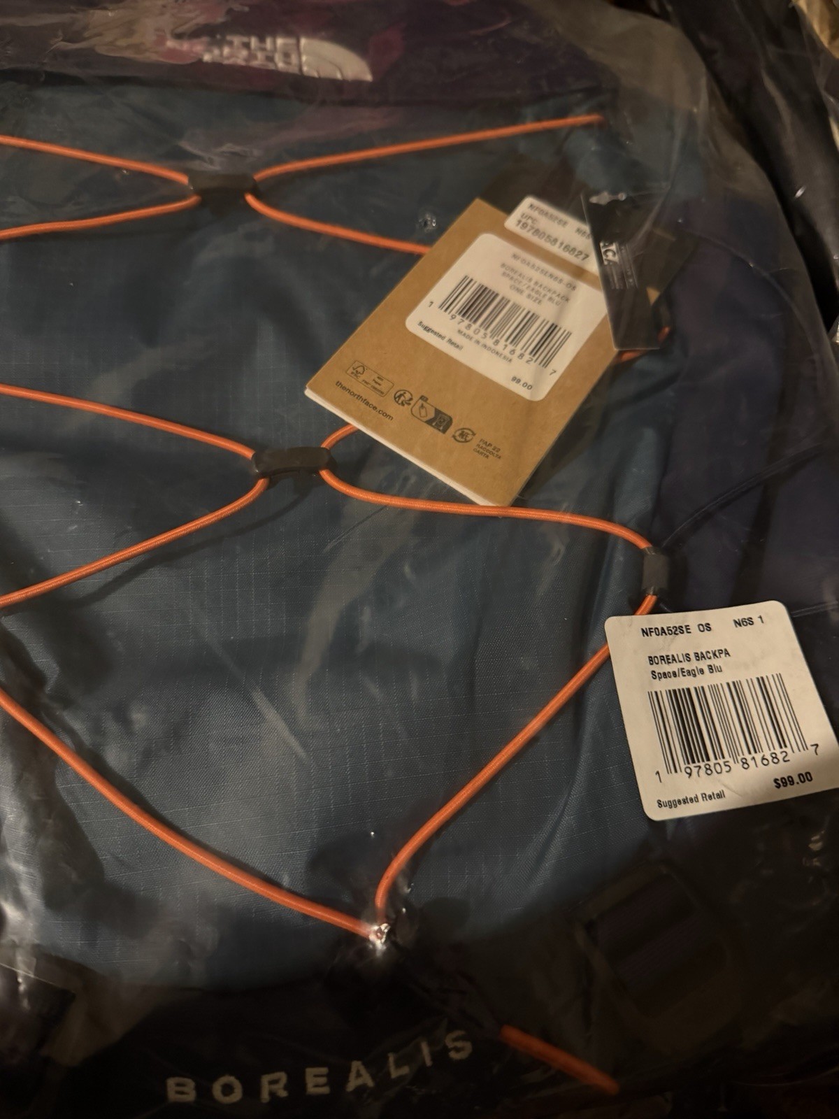 The North Face Borealis Backpack 28 L Space Eagle Blue Orange