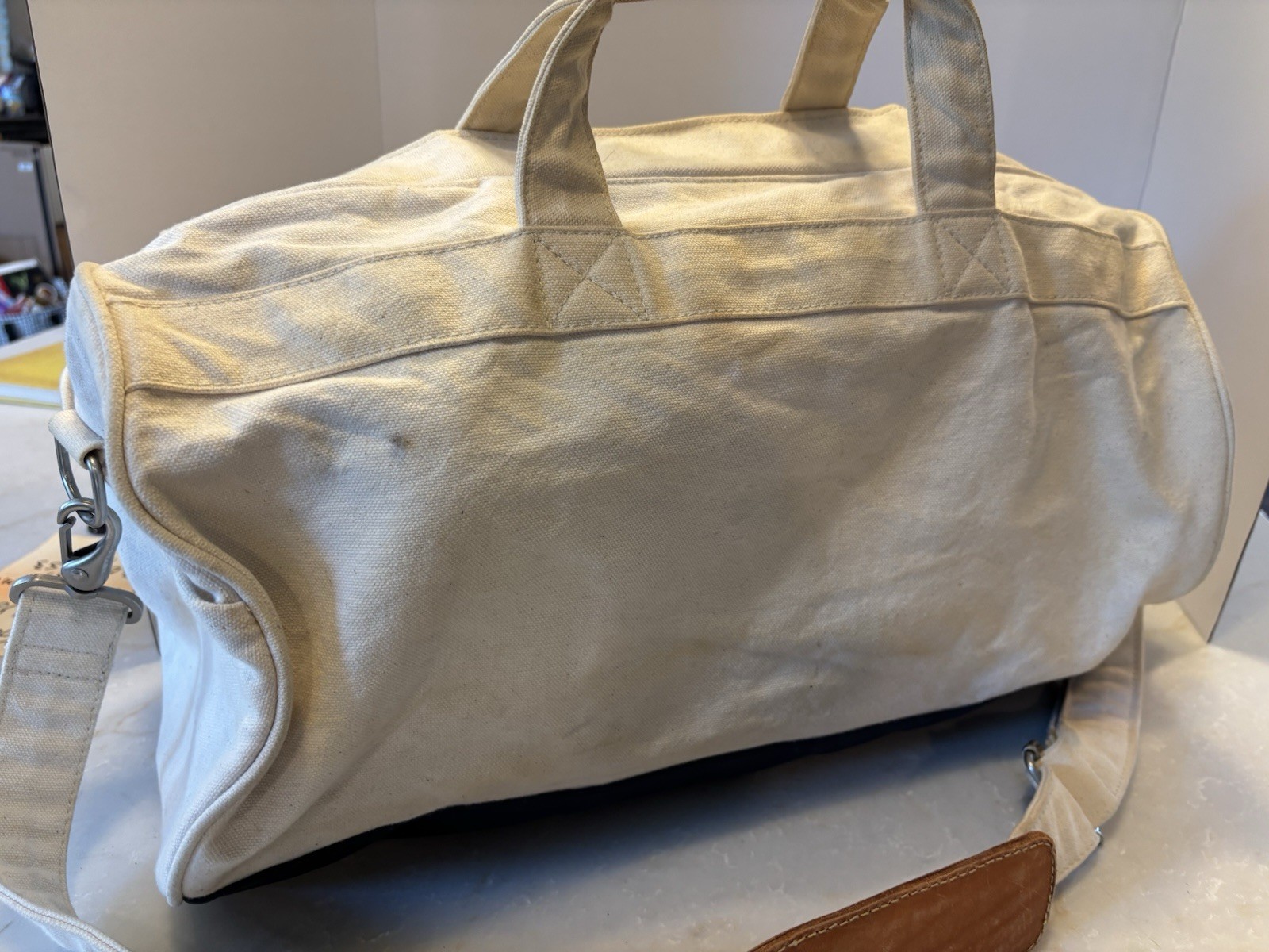 Vintage 1990’s Polo Ralph Lauren Canvas Boston Bag Flag USA