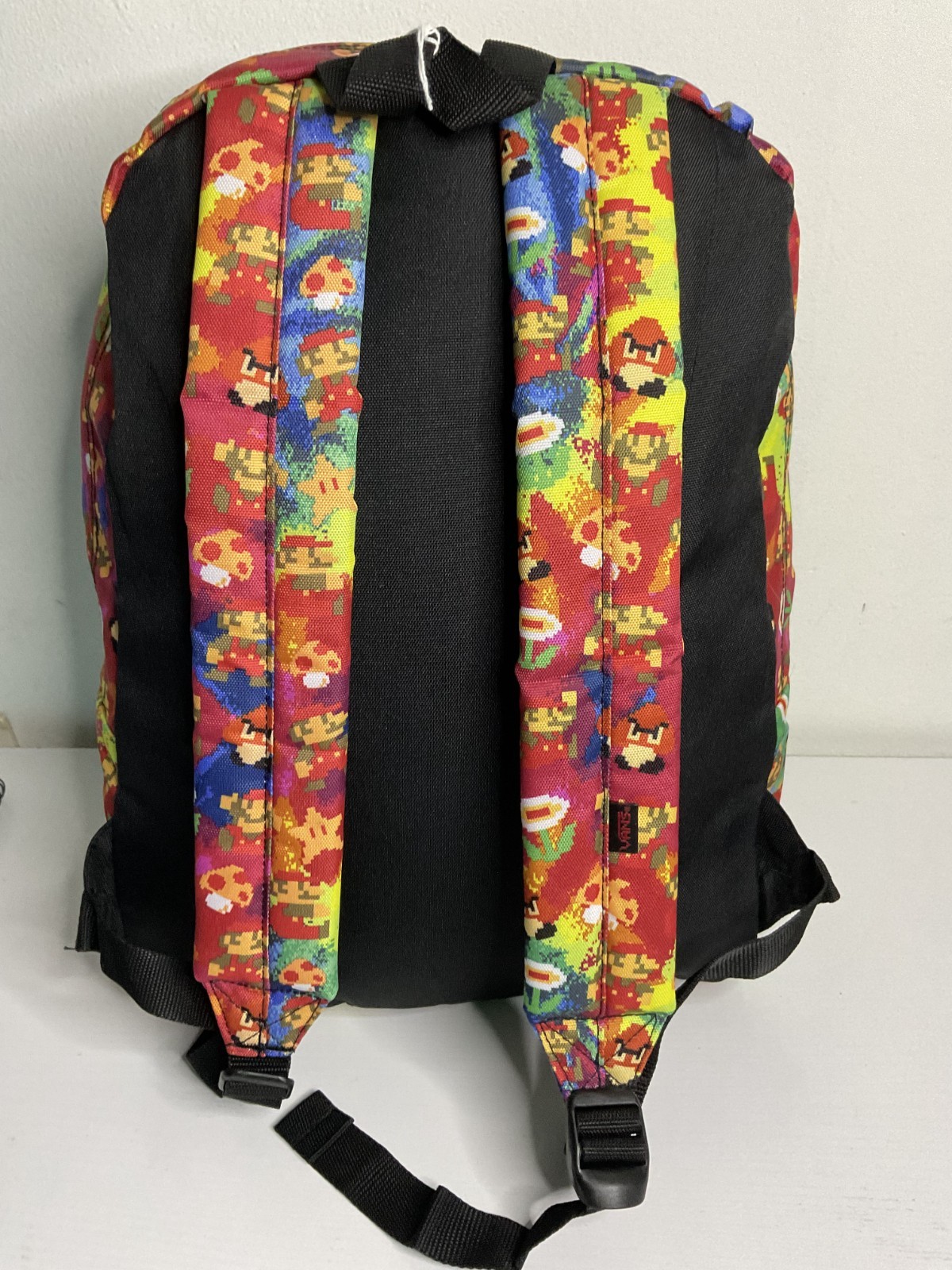 Vans X Nintendo Super Mario Bros Old Skool II Backpack 8 Bit Print