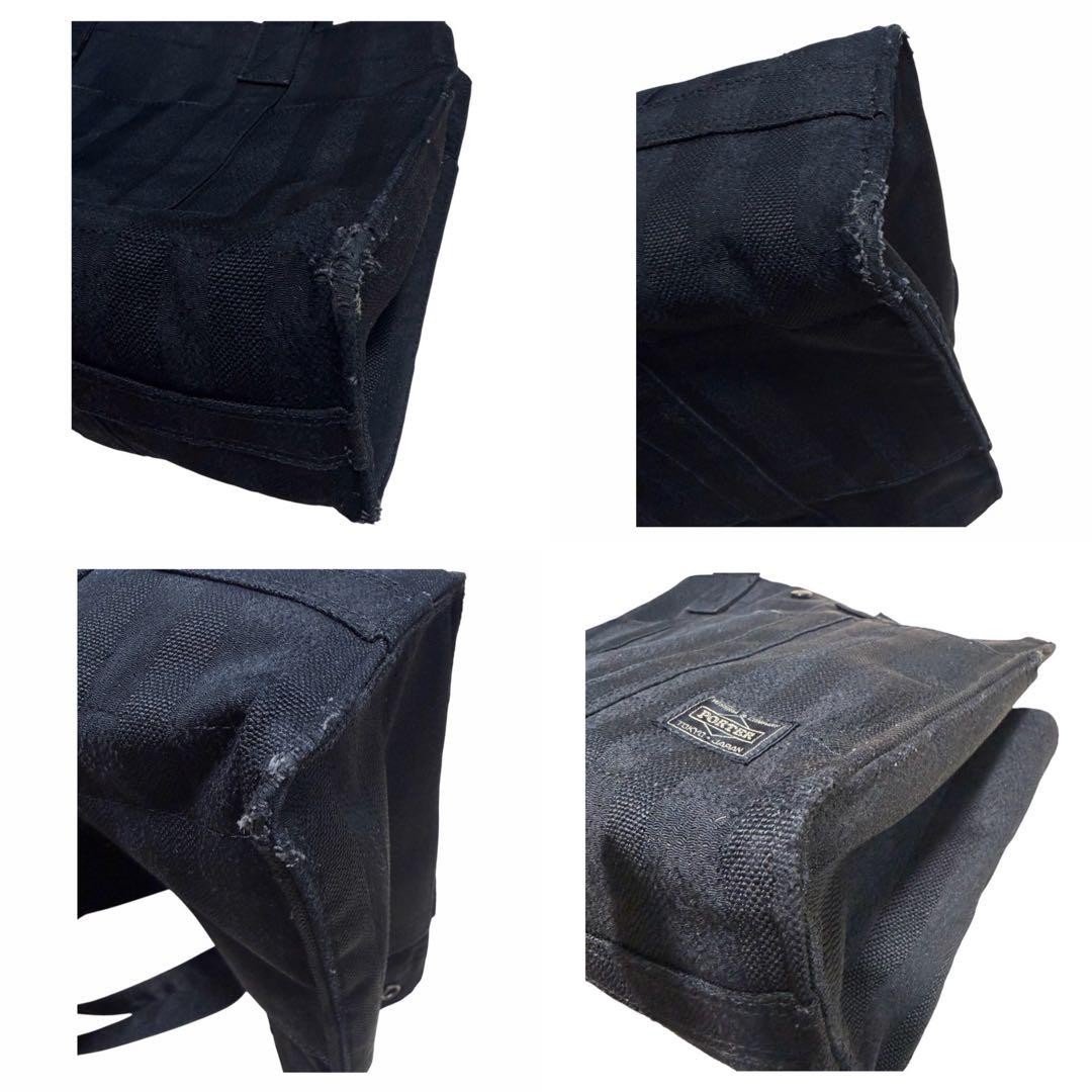 Authentic 【PORTER】70th Anniversary FISHERMAN Tote Black – Discontinued, Used