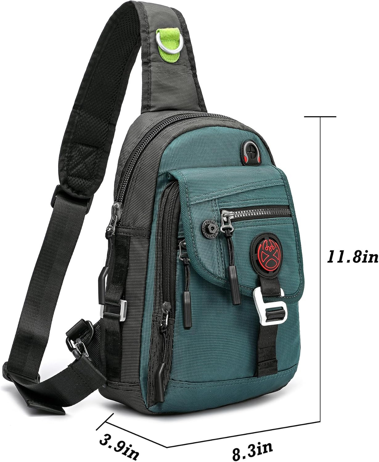 Sling Bag Chest Shoulder Backpack Crossbody Bags for Tablet Laptop Outdoor Hikin