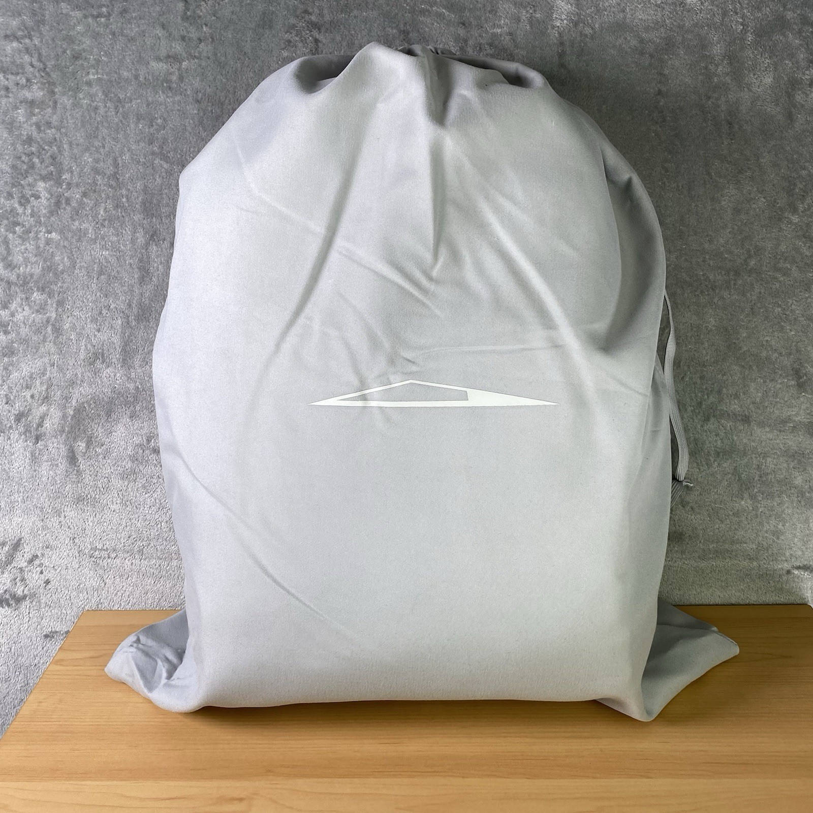 Tesla Cybertruck Elevate Backpack Grey Vegan Leather Tesla Store w/ Satin Cover