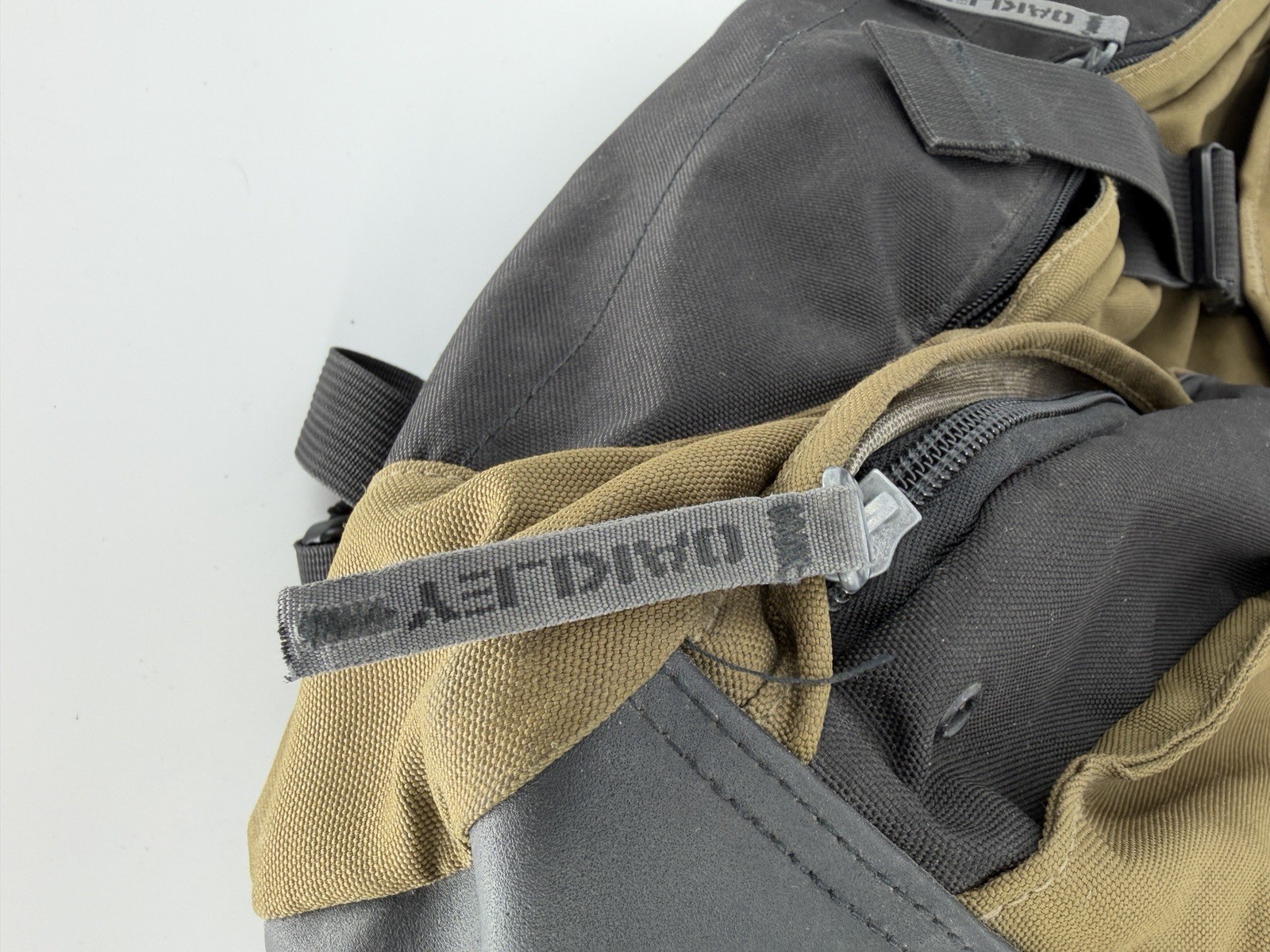 Oakley Tan Black Canvas Large Backpack