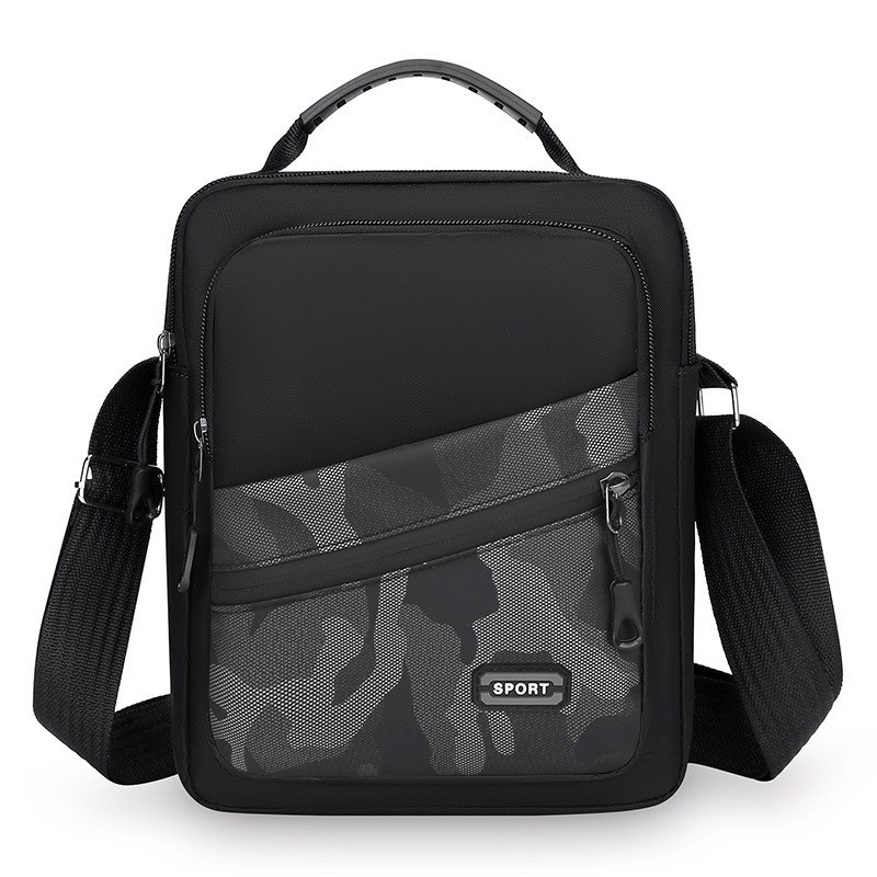 Men’s Navy Handbag Shoulder Bag Crossbody Casual Camouflage Style